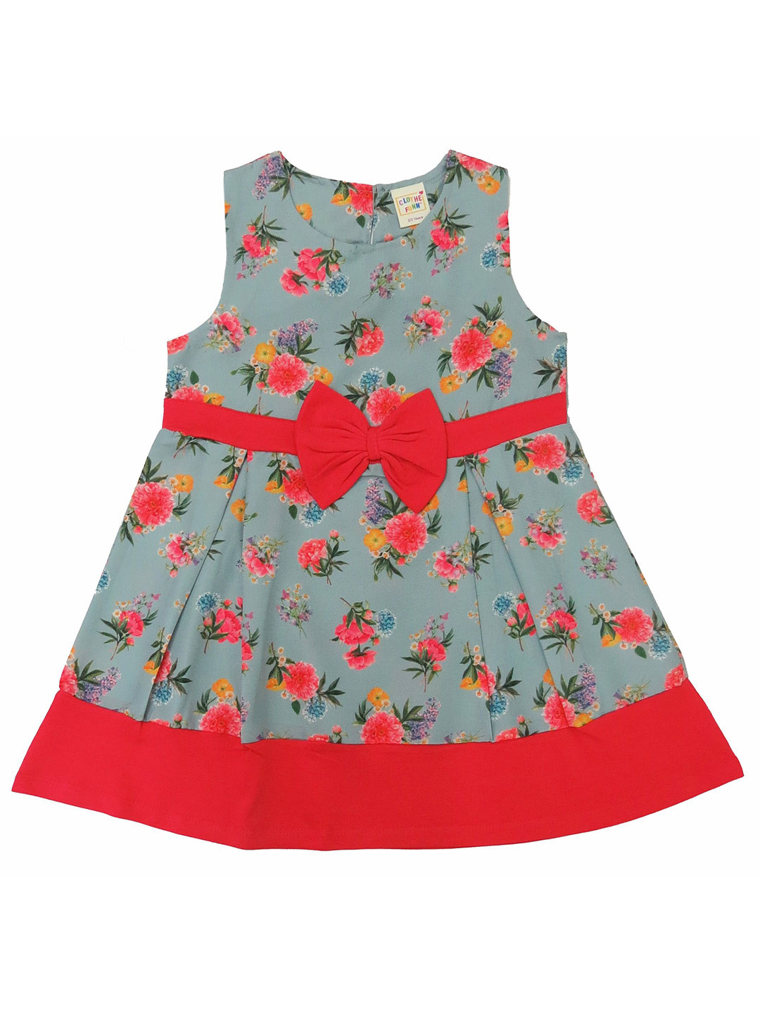 Clothe Funn Baby Girls Floral PrintedA-Line Dress