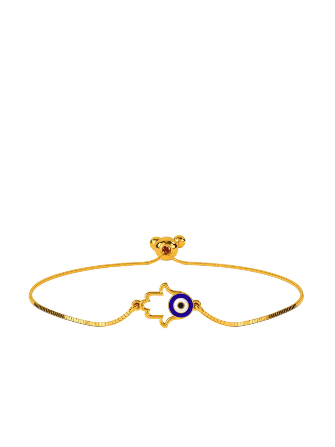 KISNA DIAMOND AND GOLD JEWELLERY Evil Eye Charm Bracelet