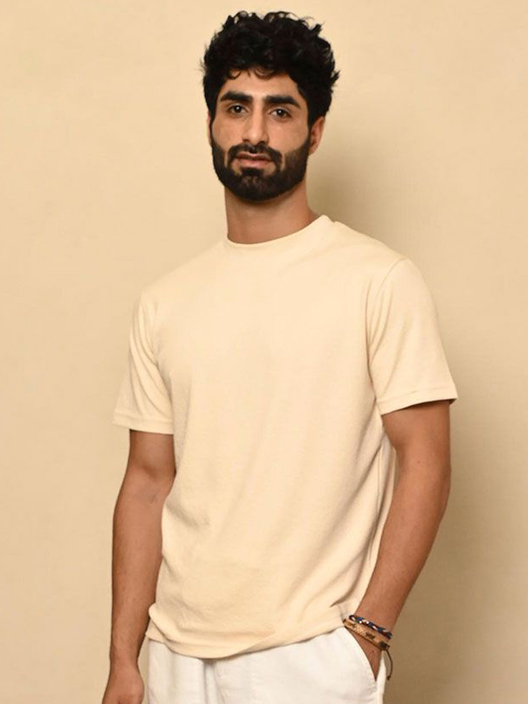 KINGDOM OF WHITE Vista Men Round Neck Regular Fit T-shirt