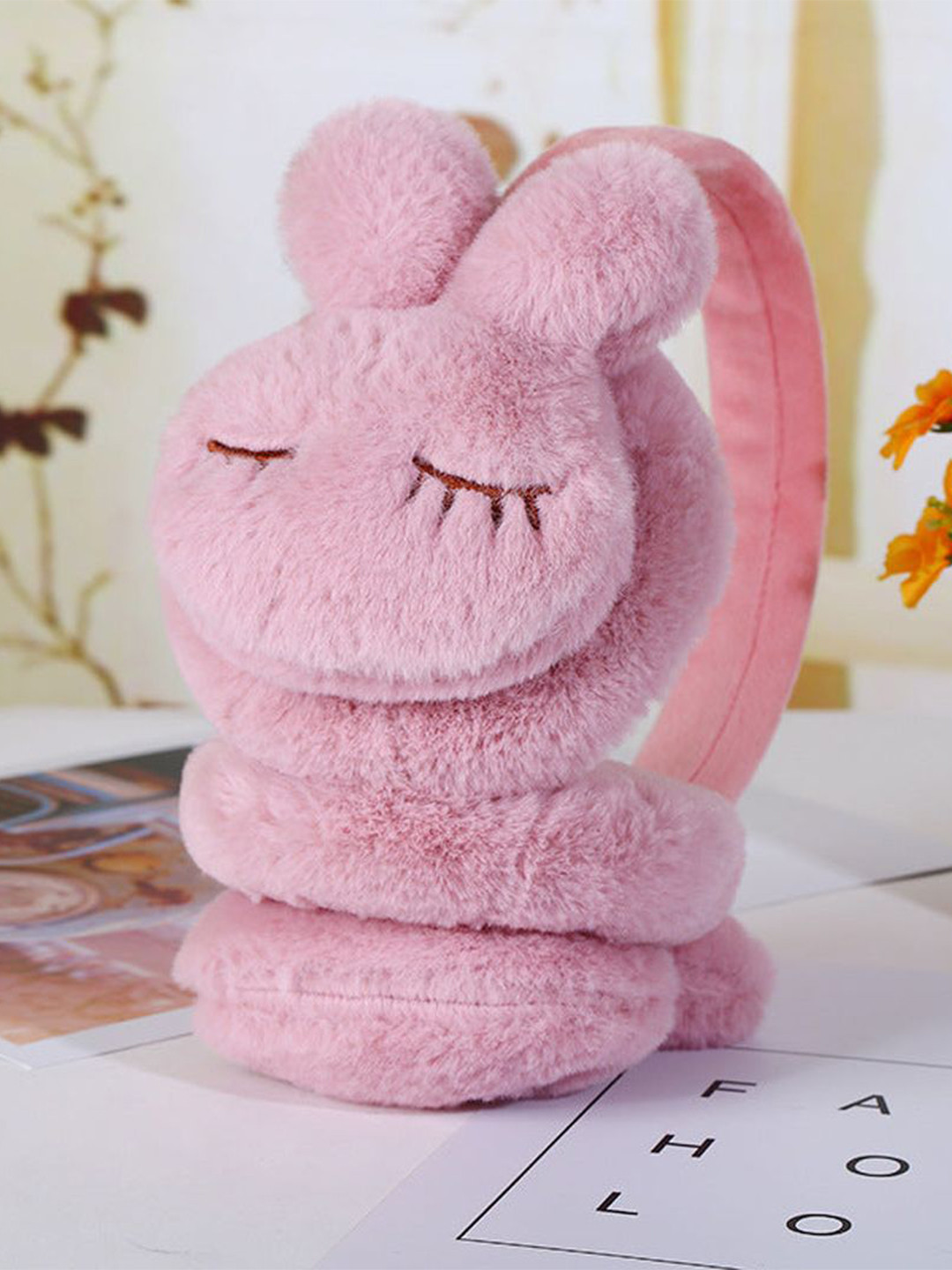 SYGA Girls Rabbit Design Chill Wrap Earmuffs Headband