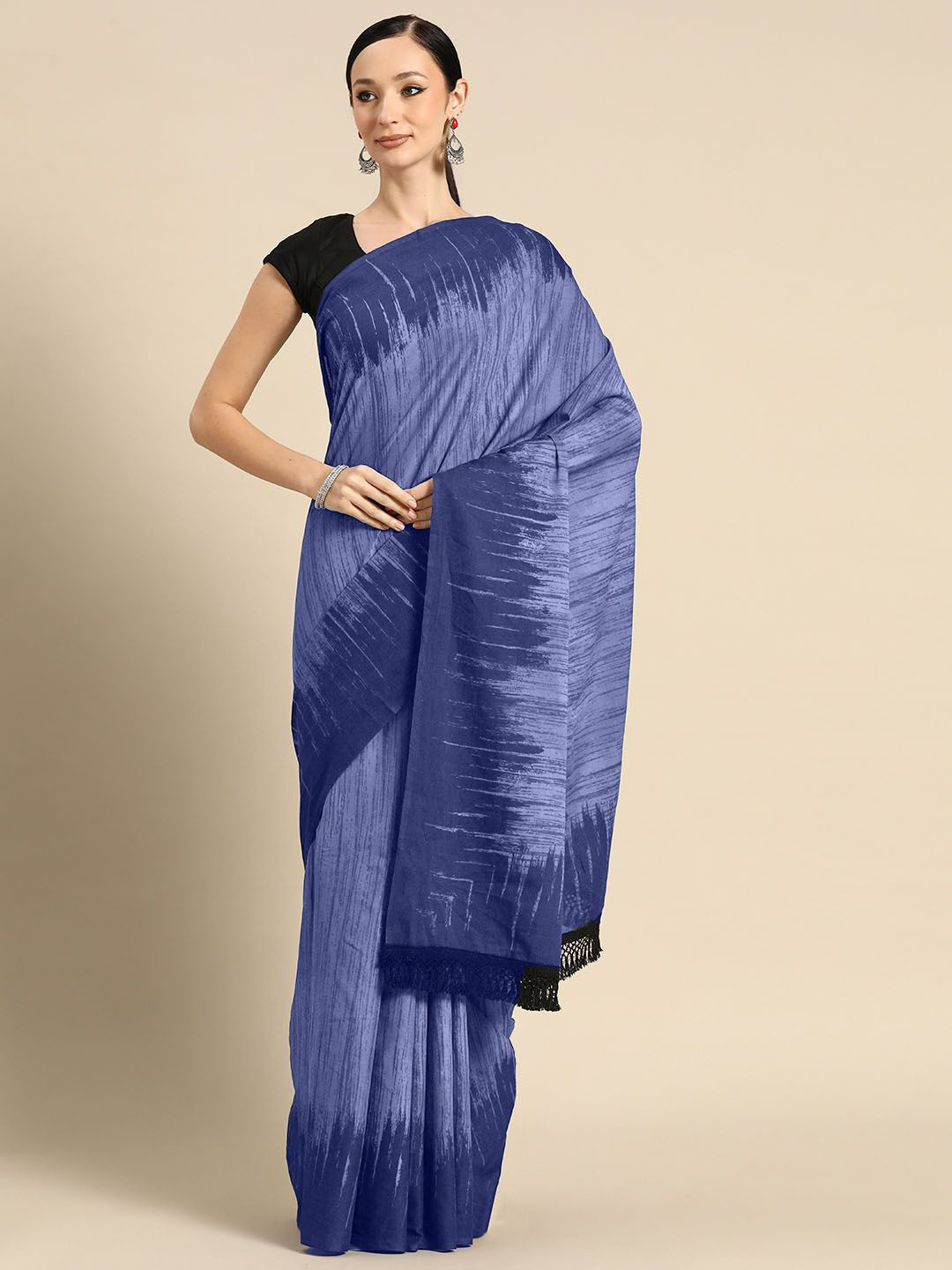BUTA BUTI Leheriya Pure Cotton Saree