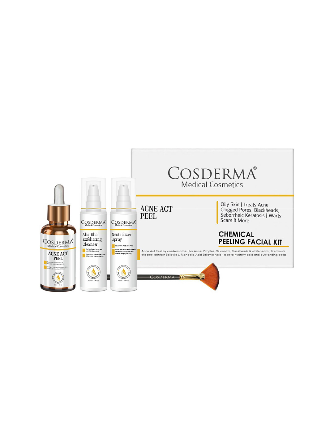 COSDERMA Acne Act Peel Chemical Peeling Facial Kit