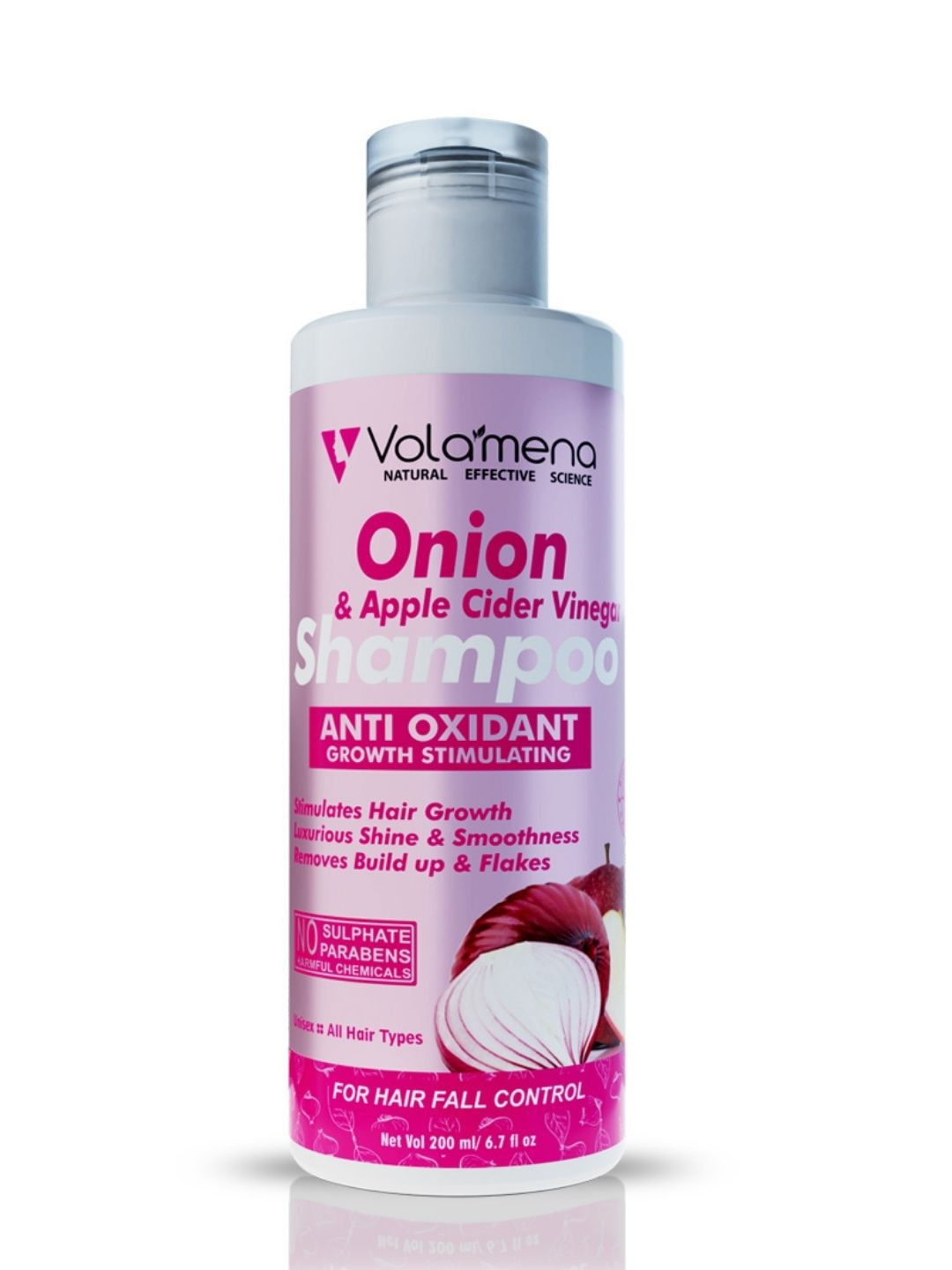 Volamena Onion & Apple Cider Vinegar Shampoo -200 ml