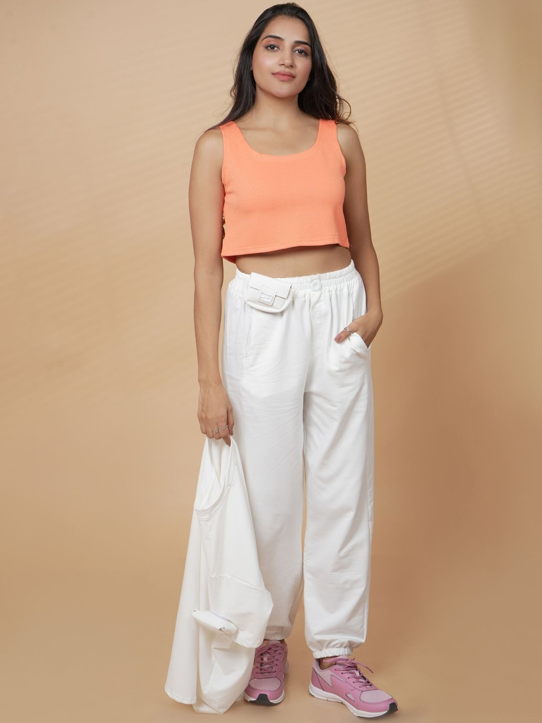 ANSEE by Addery Round Neck T-Shirt & Joggers With Tee