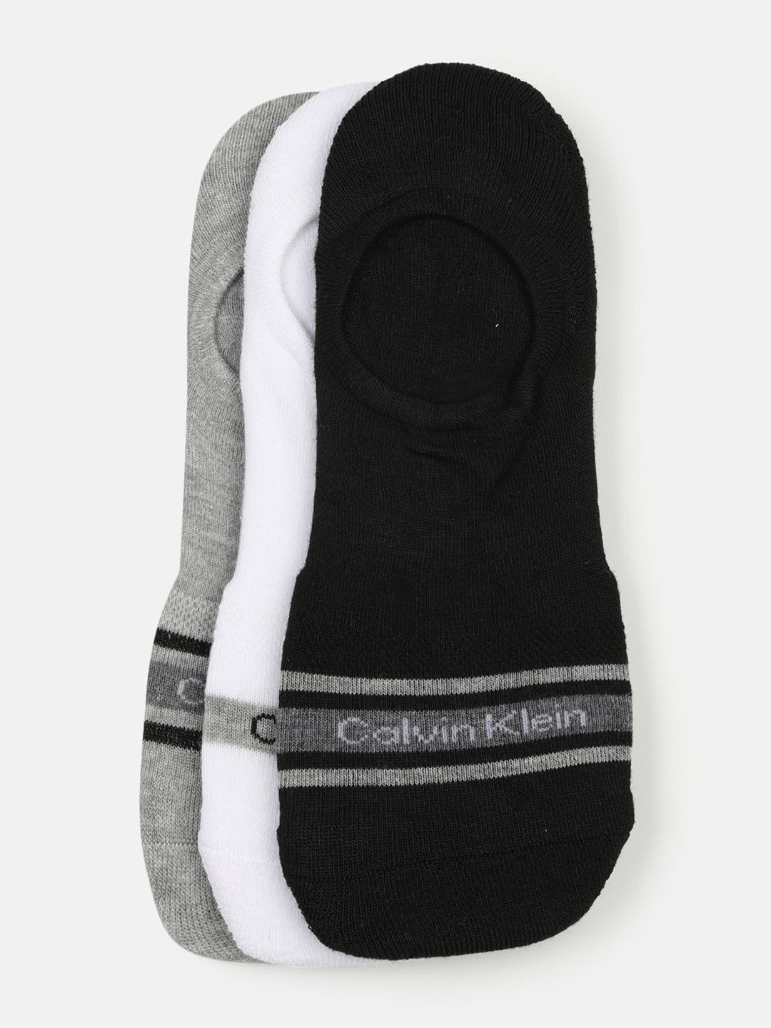 Calvin Klein Men Pack Of 3 Shoe Liner Socks