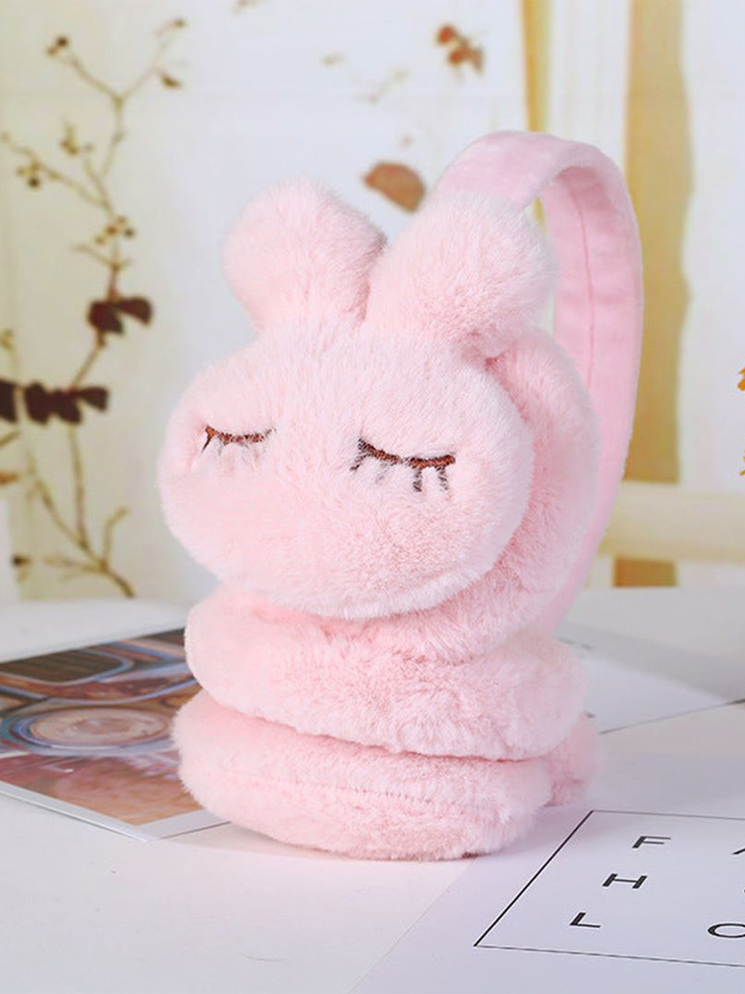 SYGA Girls Rabbit Design Chill Wrap Earmuffs Headband