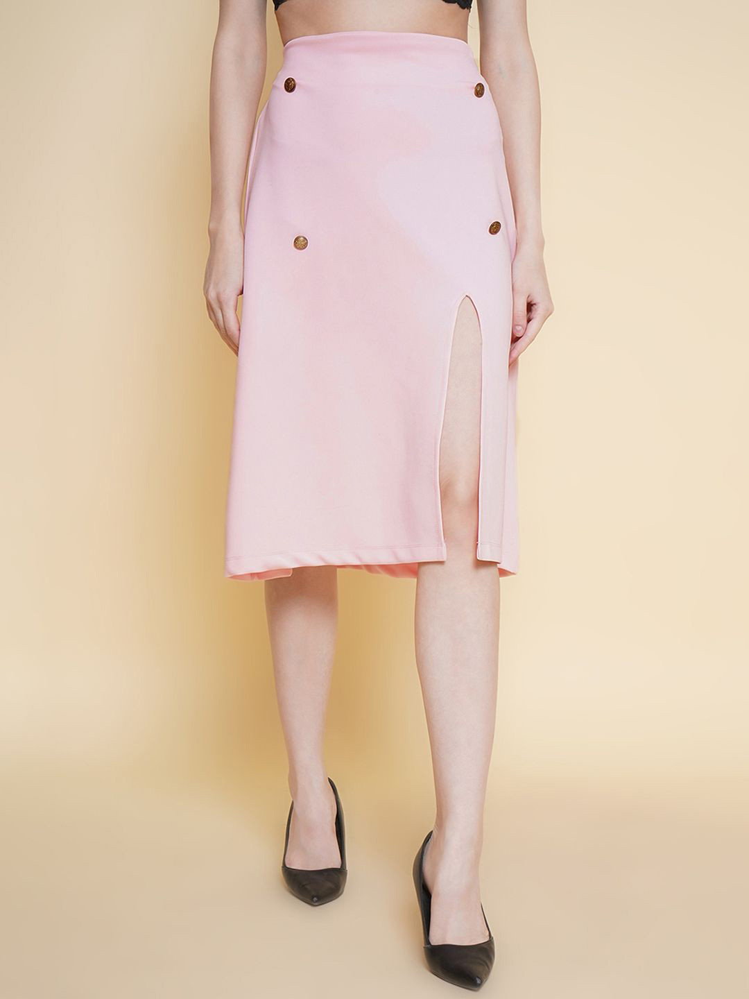 KATLINE Women Pencil Midi Skirts