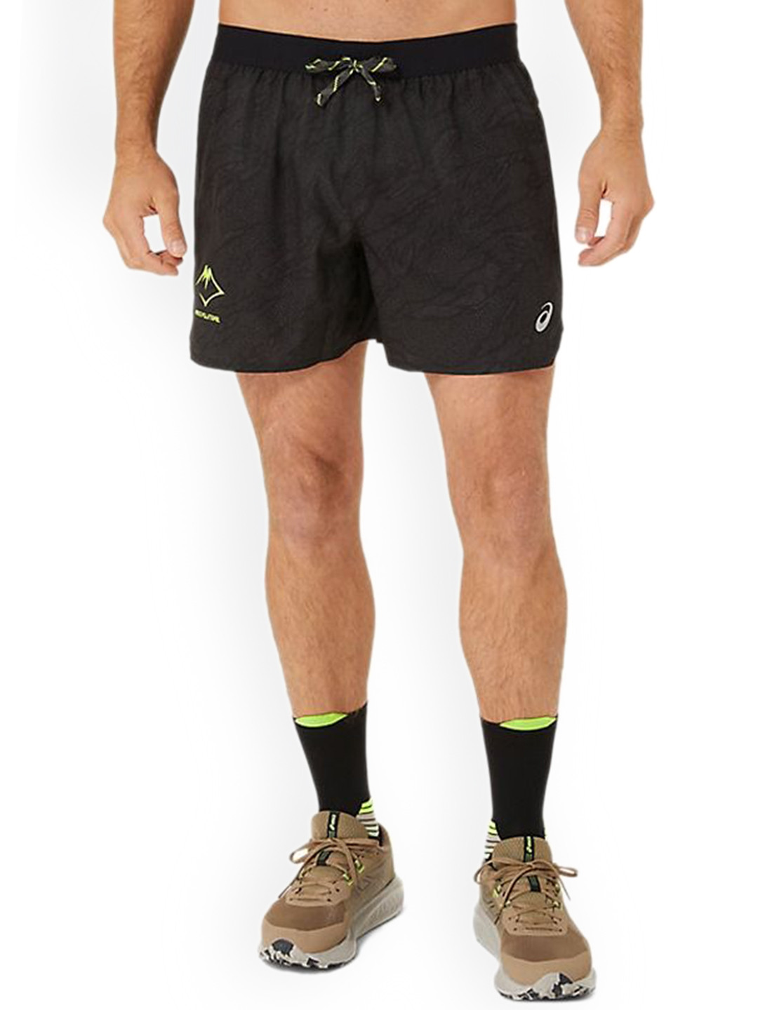 ASICS Men Fujitrail All Over Print 5In Short
