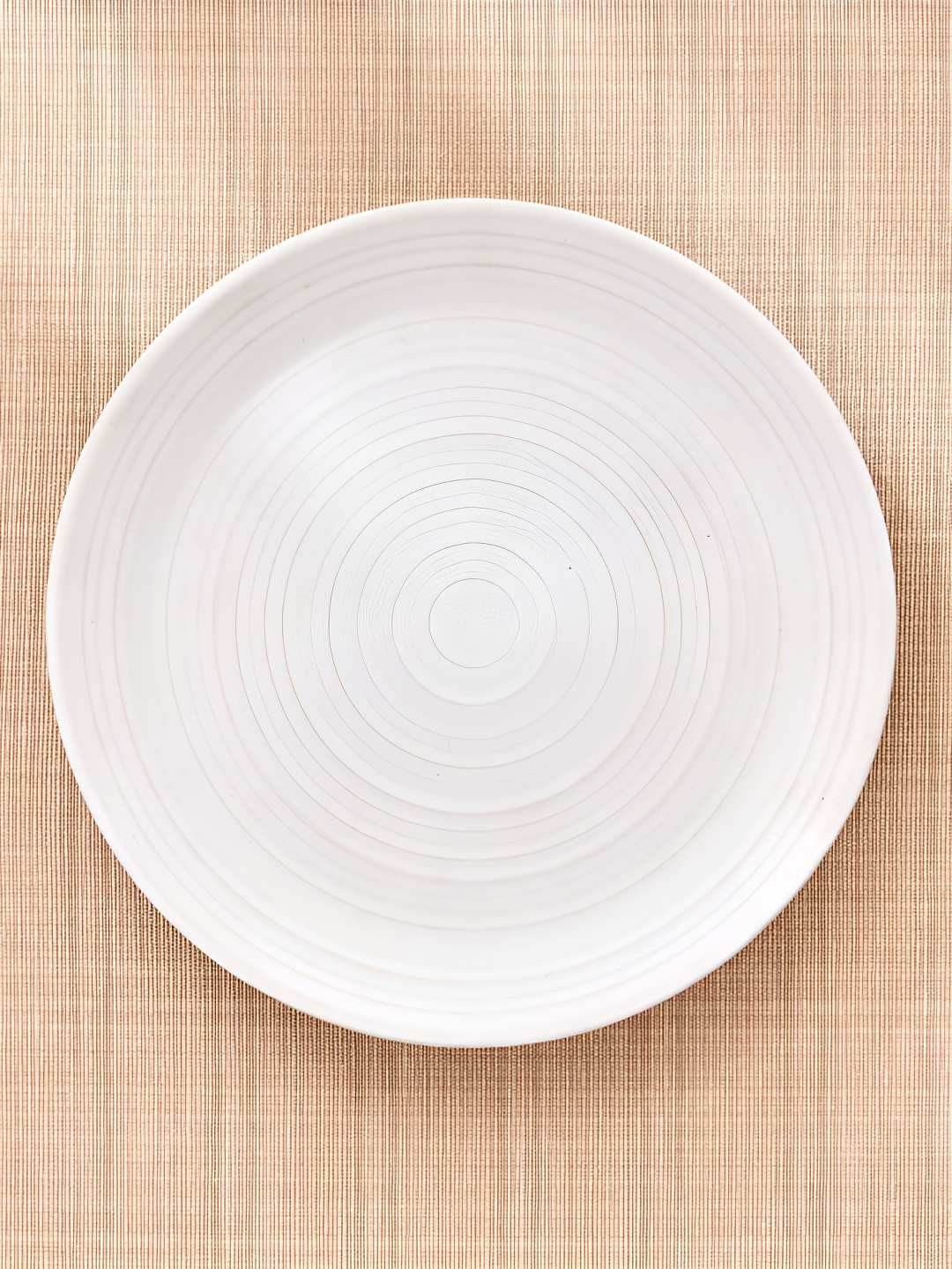 Home Centre Natura White Textured Matte Stoneware Plates
