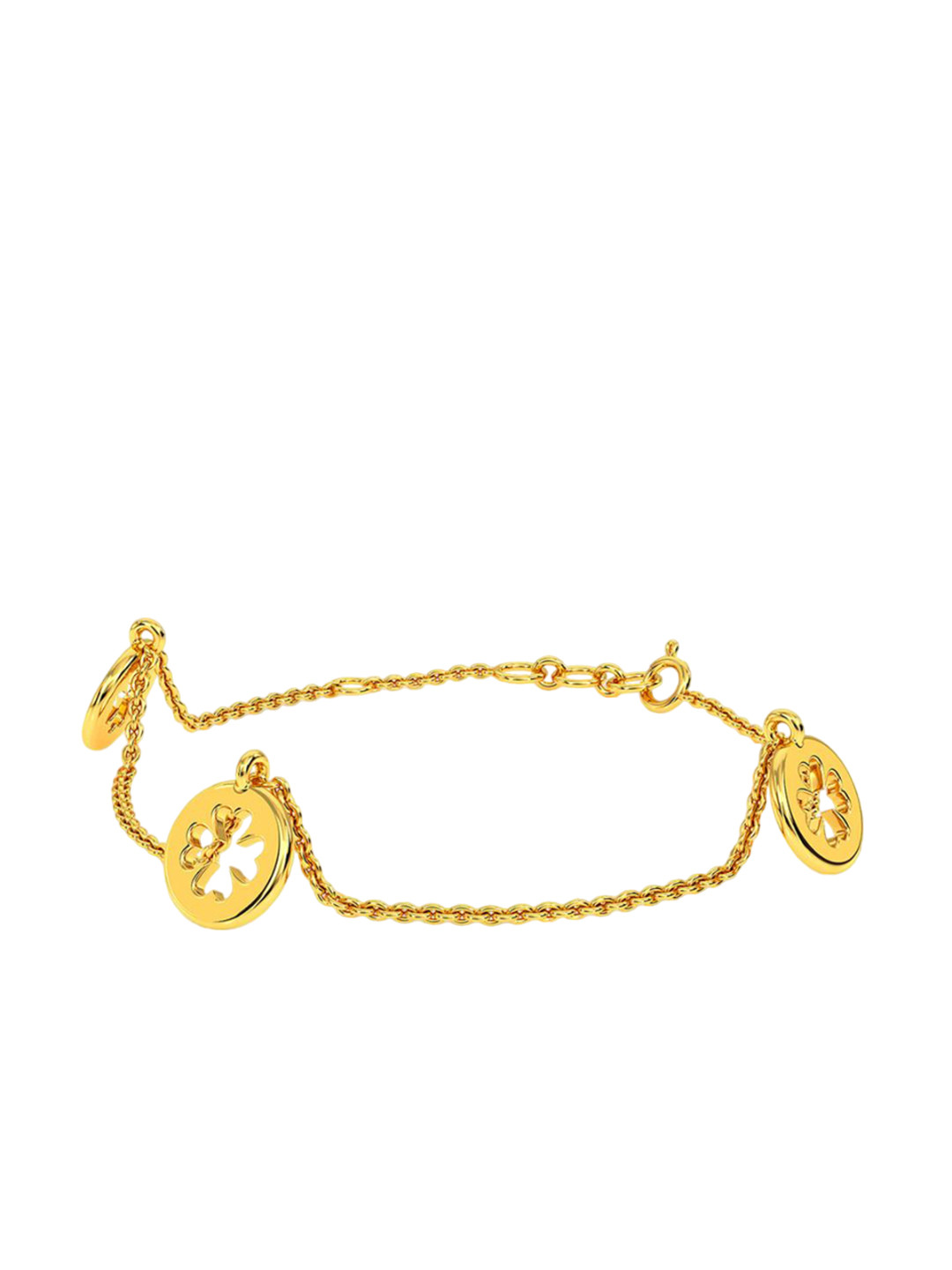 KISNA DIAMOND AND GOLD JEWELLERY 18KT Yellow Bracelet Gold 1.54g