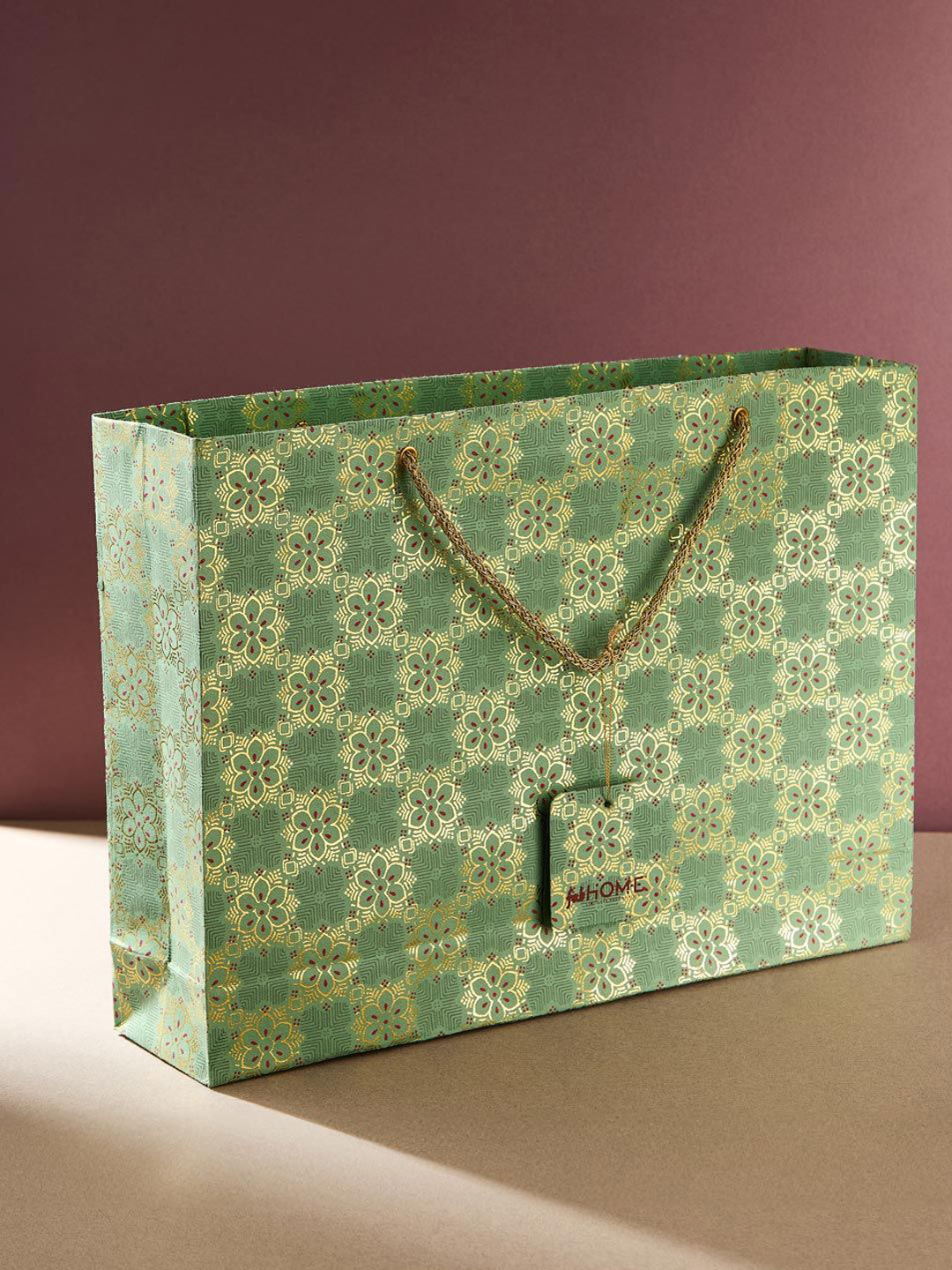 Fabindia Floral Printed Shopper Handheld Bag