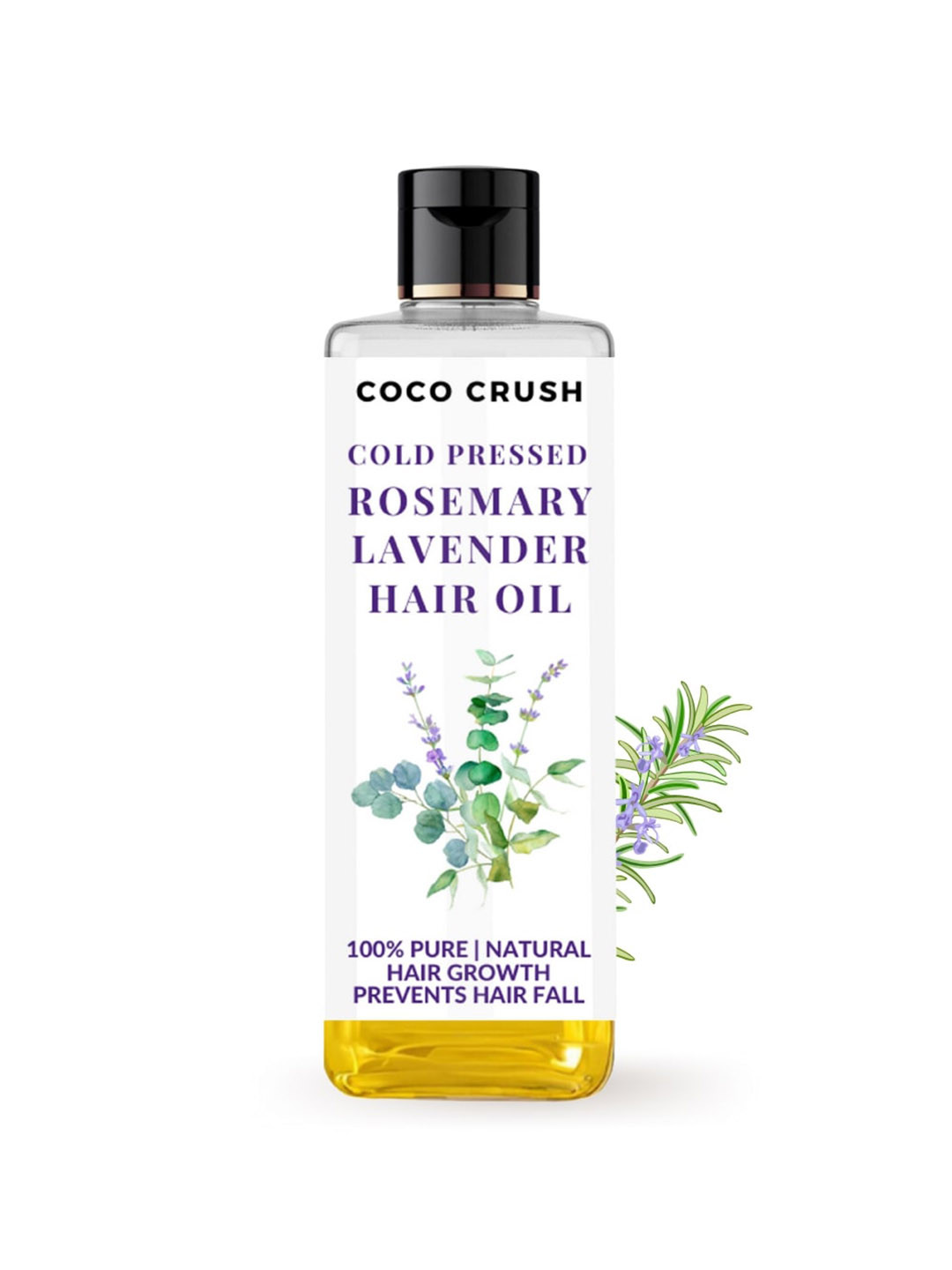Coco Crush Cold Pressed Rosemary Lavender Hair Oil-200ml