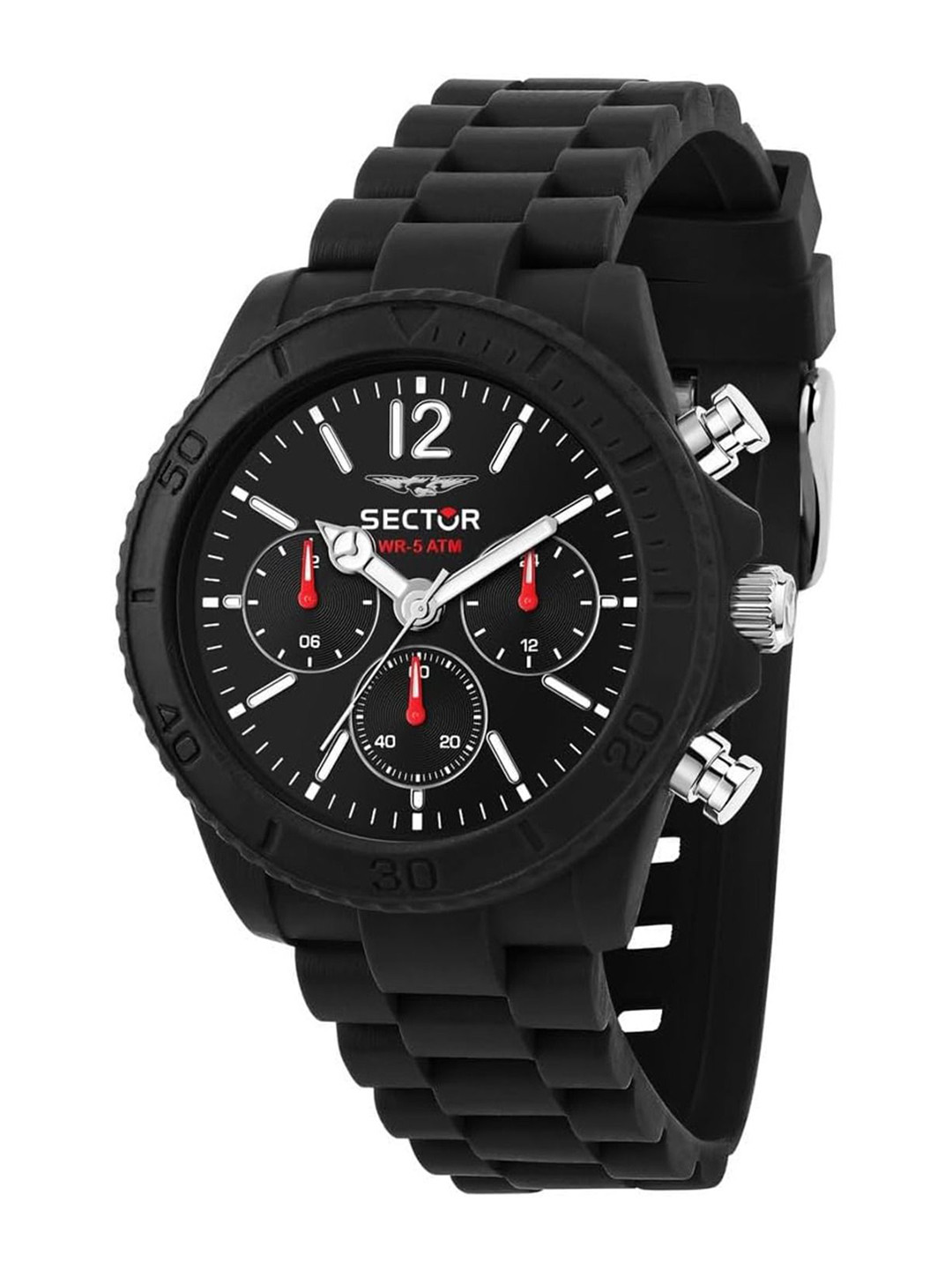 Sector Men Black Analogue Chronograph Watch - R3251549001
