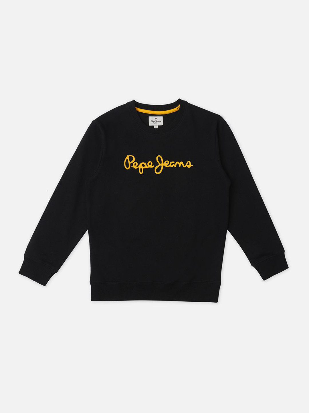Pepe Jeans Boys Typography Printed Round Neck Cotton Pullover Sweatshirt
