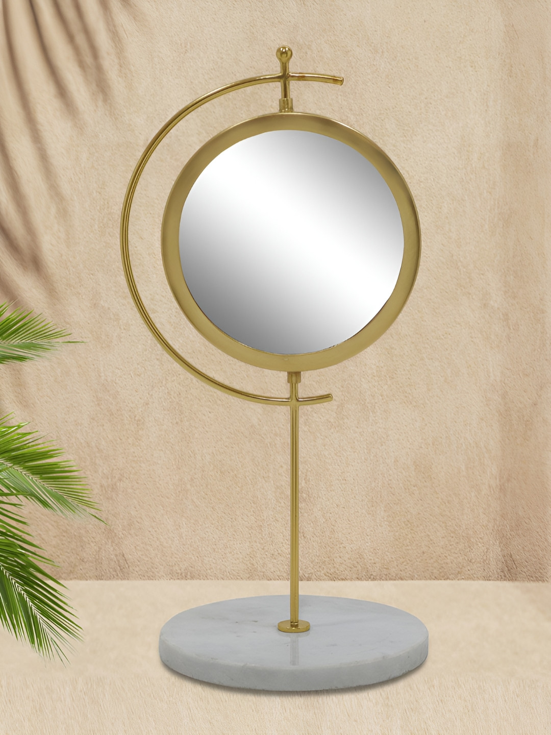 Metalsmith White & Black Table Top Makeup Mirrors