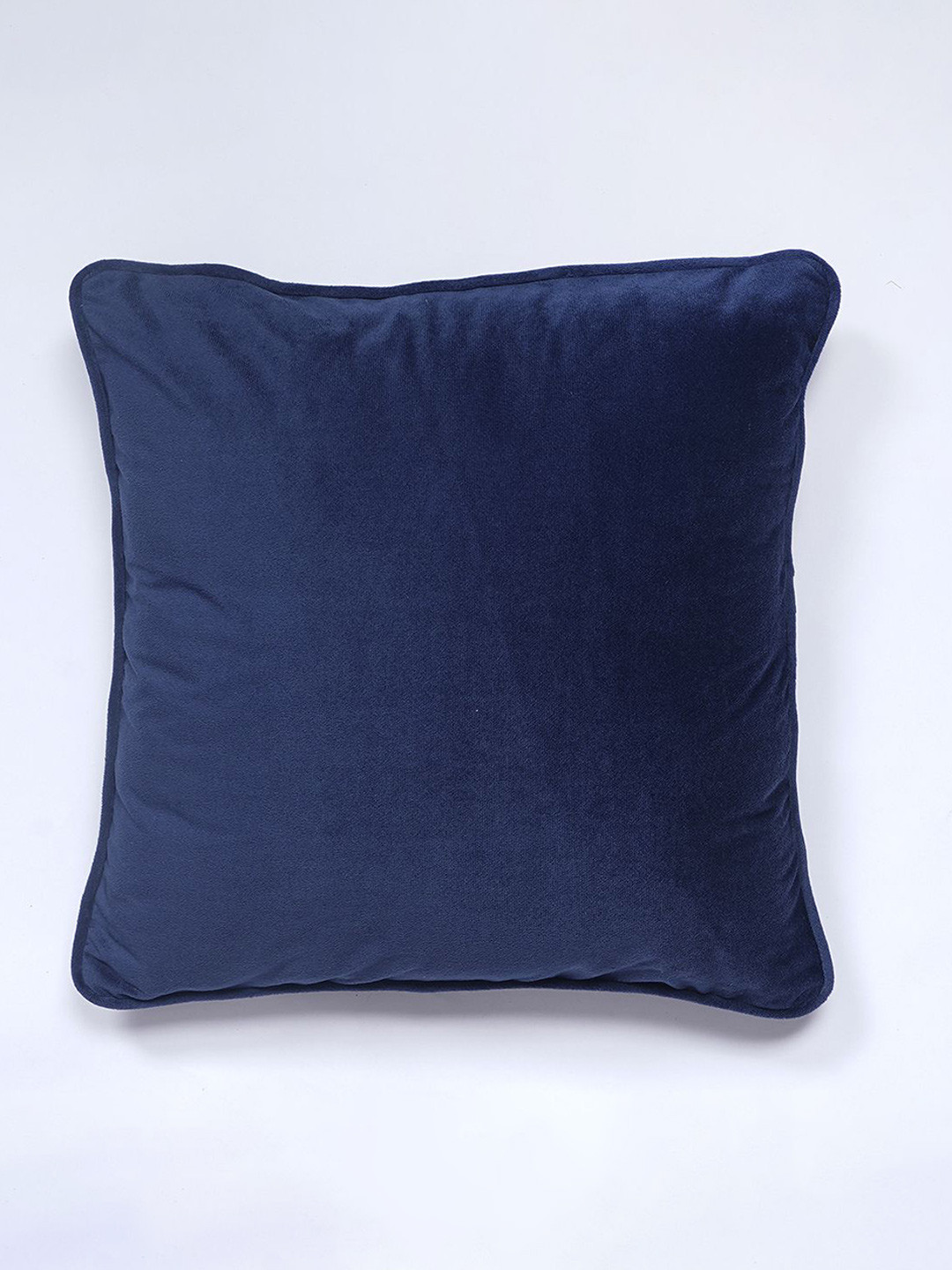 SANSKRUTIHOMES Blue Velvet Square Cushion Covers