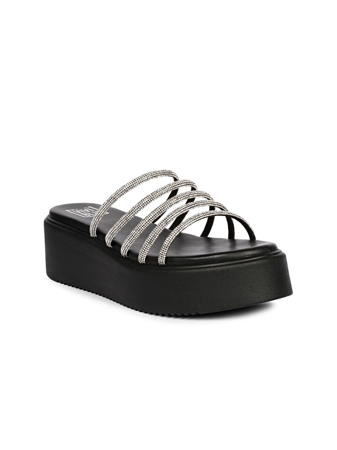 Viviblu women Embellished Leather Platform Sandals