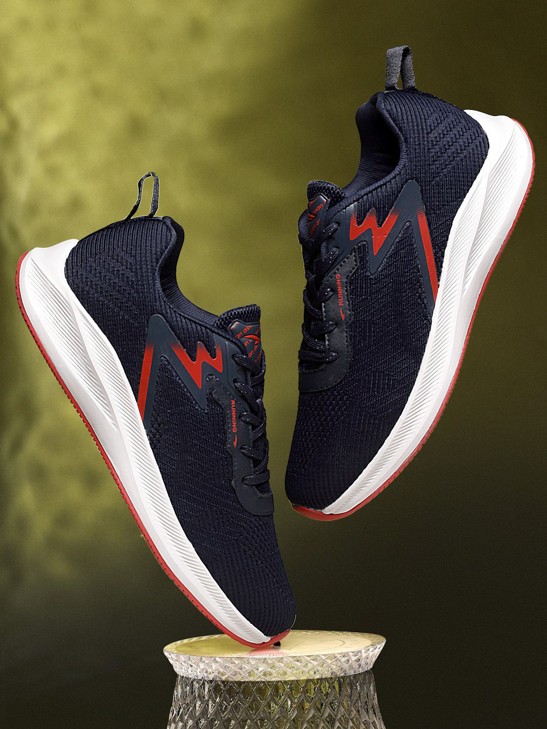 ASIAN Men Lace-Ups Non-Marking Running Shoes