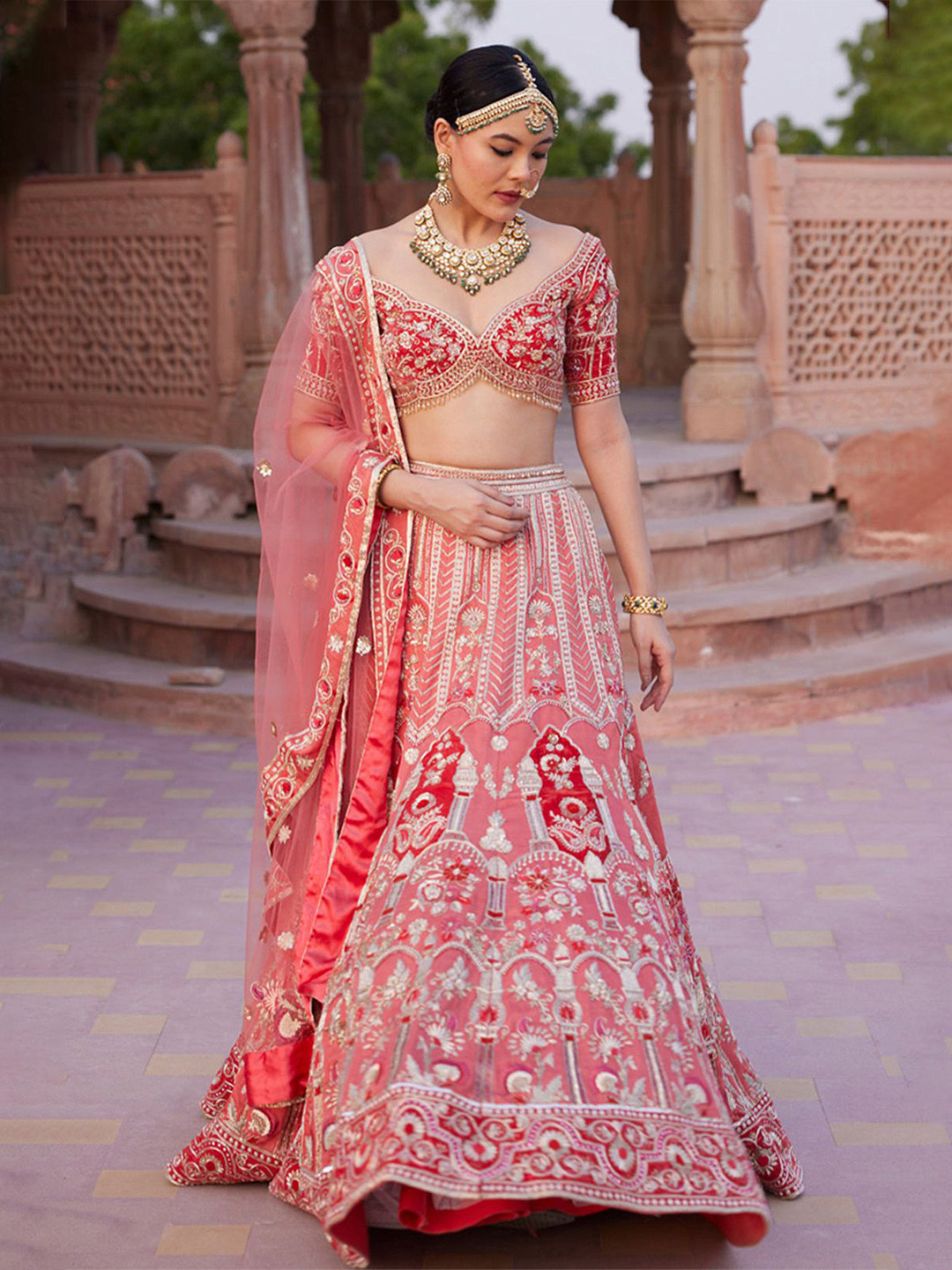 KIASA By Ronak & Shruti ANAMIKA Embellished Beads & Stones Ready to Wear Lehenga Choli