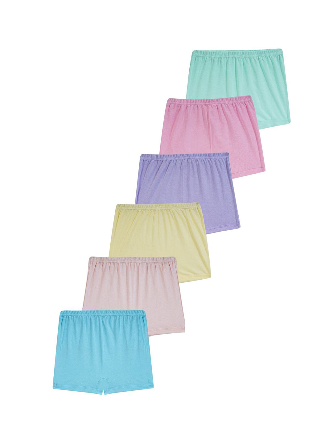 YELLOWDELIGHT Pack Of 6 Cotton Boyshorts Briefs YD 659 Rathi Rose (b) drawer 6-12m-6p