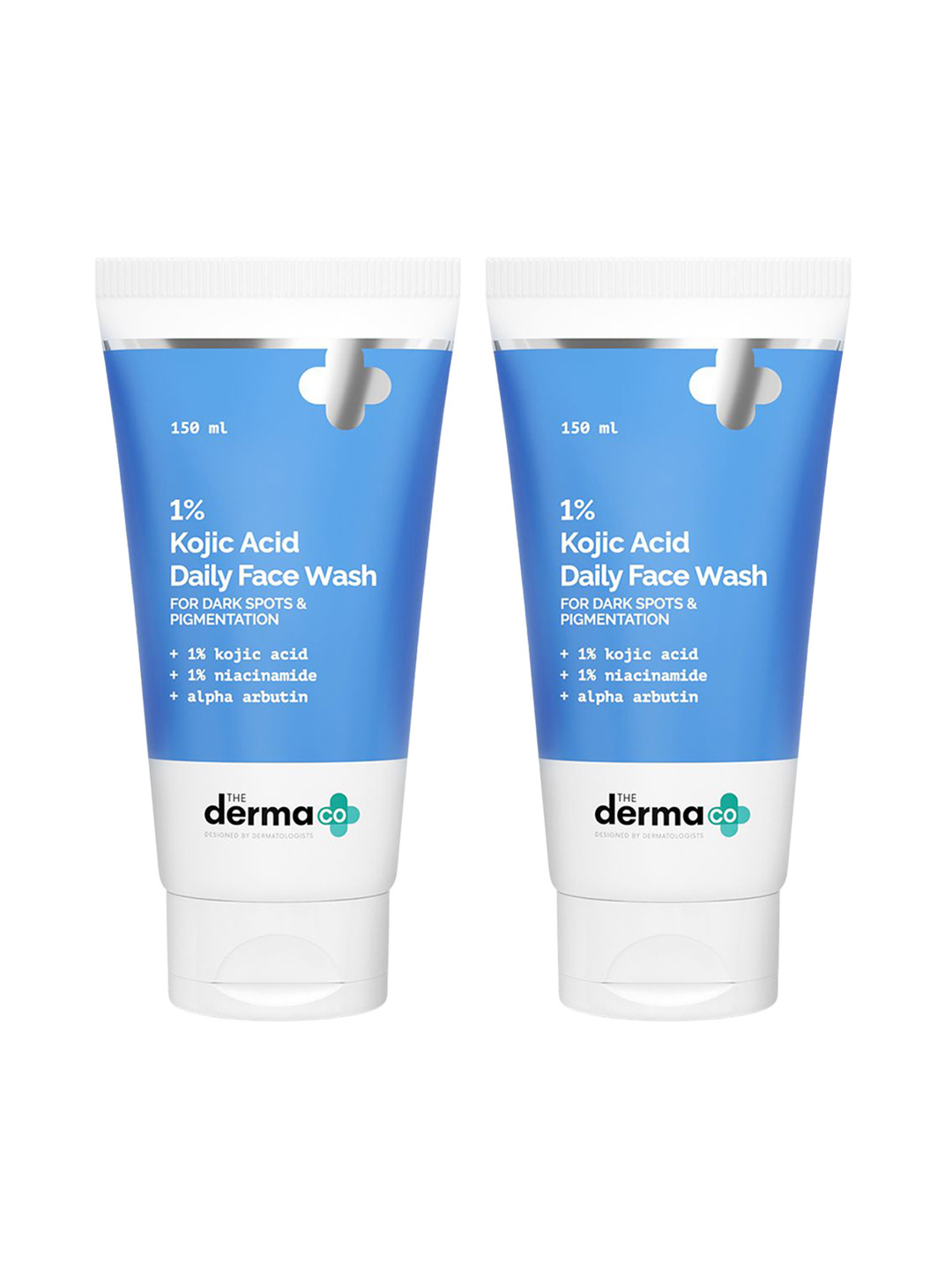 The Derma co. Set of 2 1% Kojic Acid Face Wash With Niacinamide - 150ml each