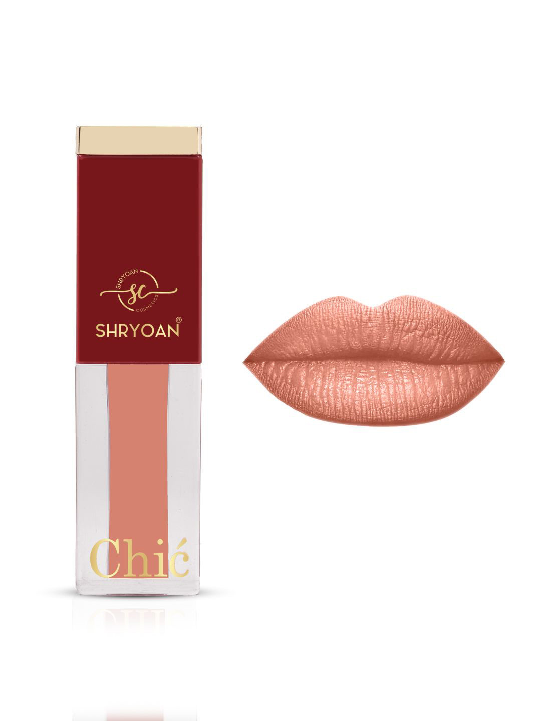 SHRYOAN Chic Velvet Water Proof Matte Liquid Lipstick - 3.5g -Coral Cornation-14
