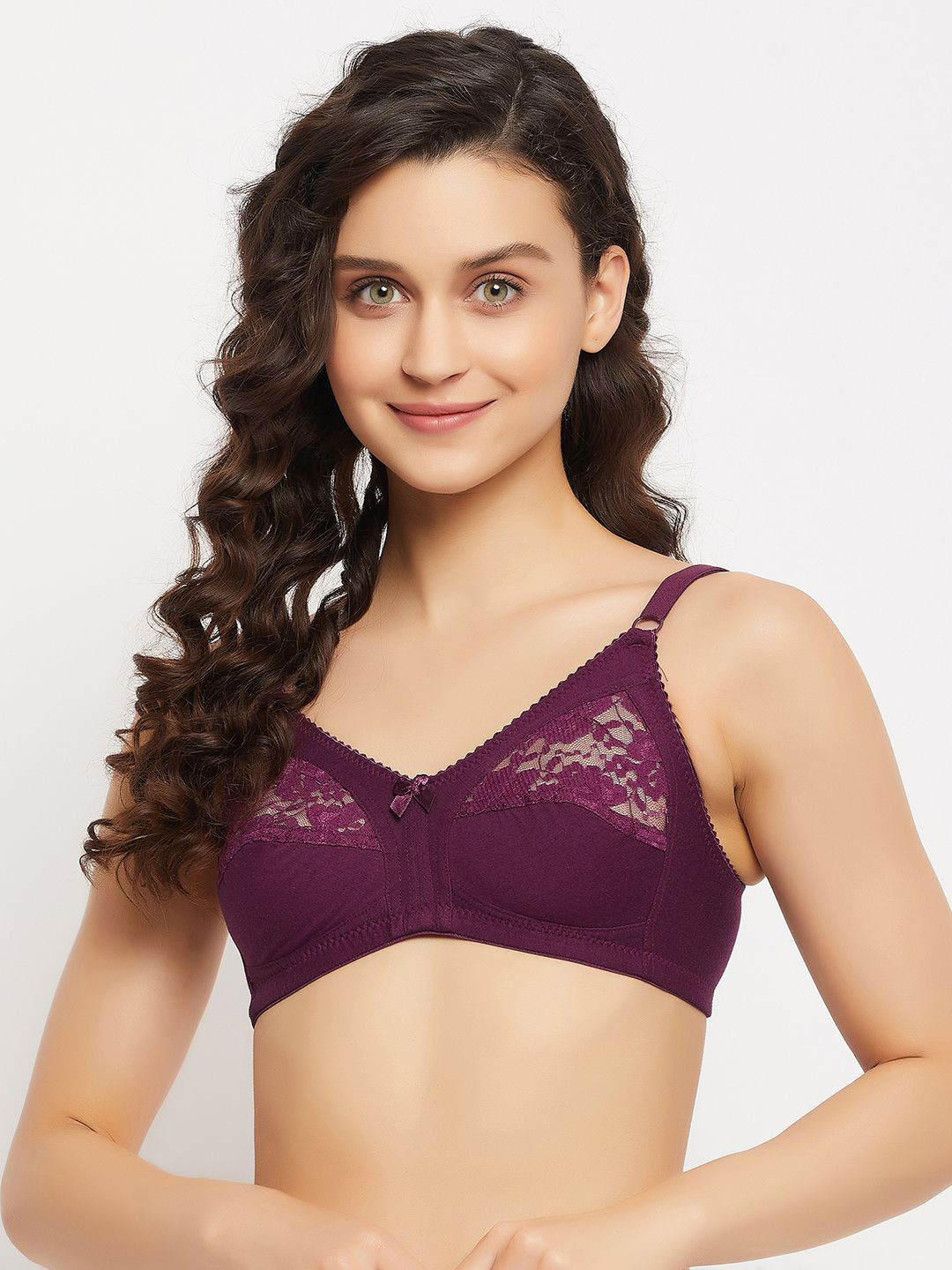 Clovia Women Solid Full Coverage Non-Padded Bra