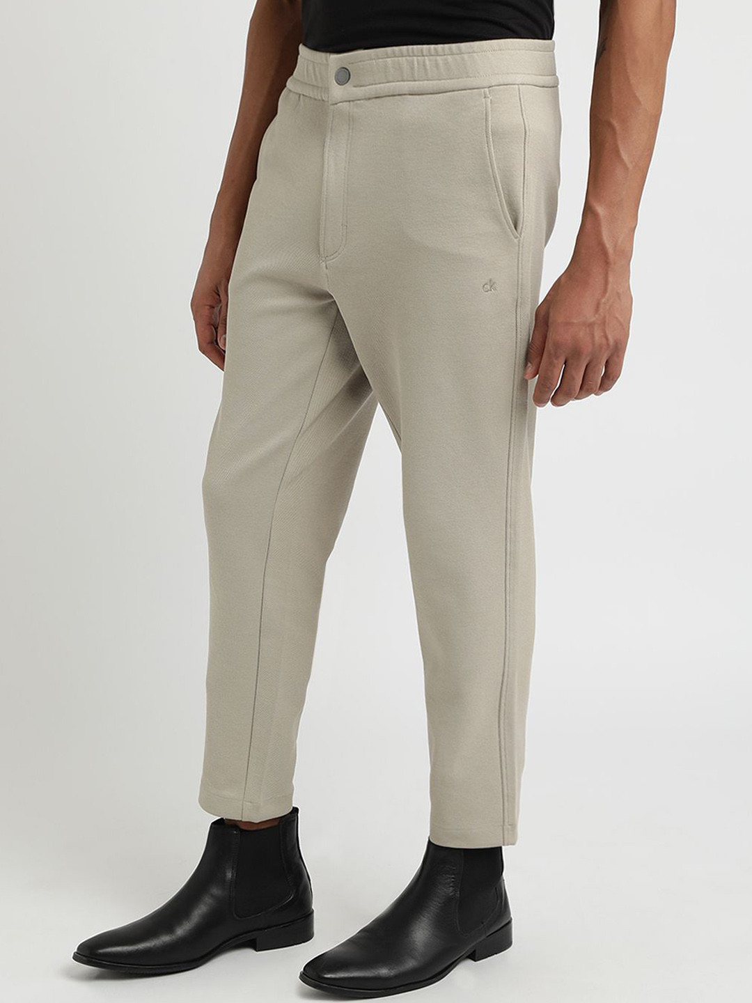 Calvin Klein Jeans Men Easy Wash Pleated Trousers