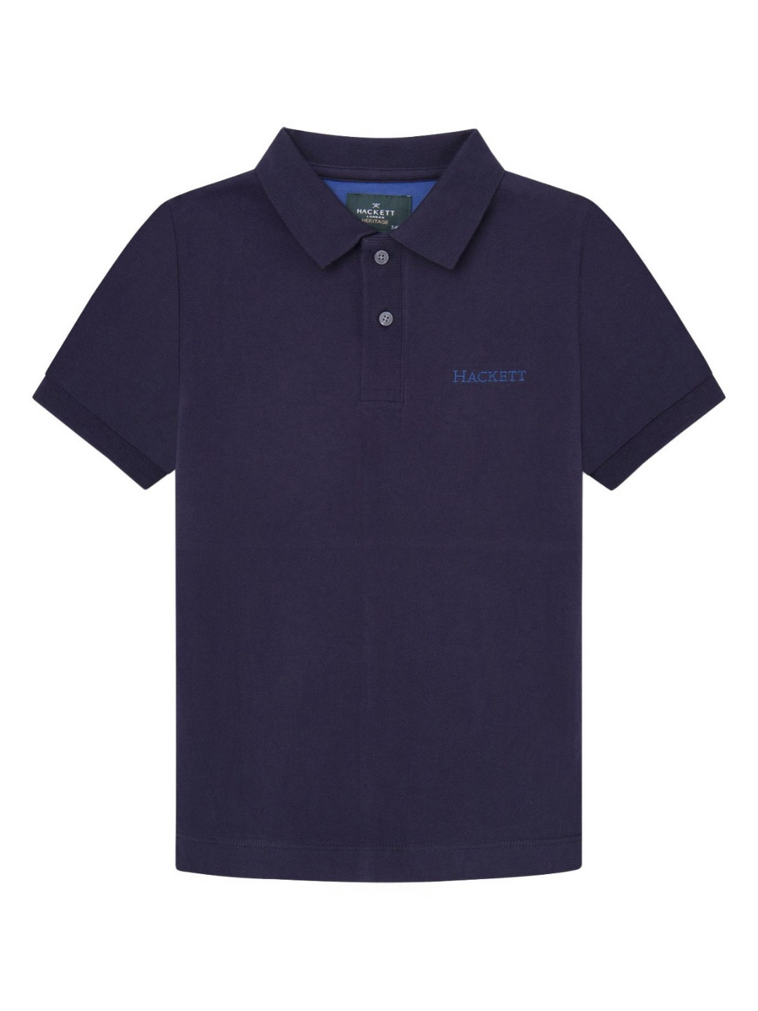 HACKETT LONDON Boys Varsity Printed Polo Collar Cotton T-shirt