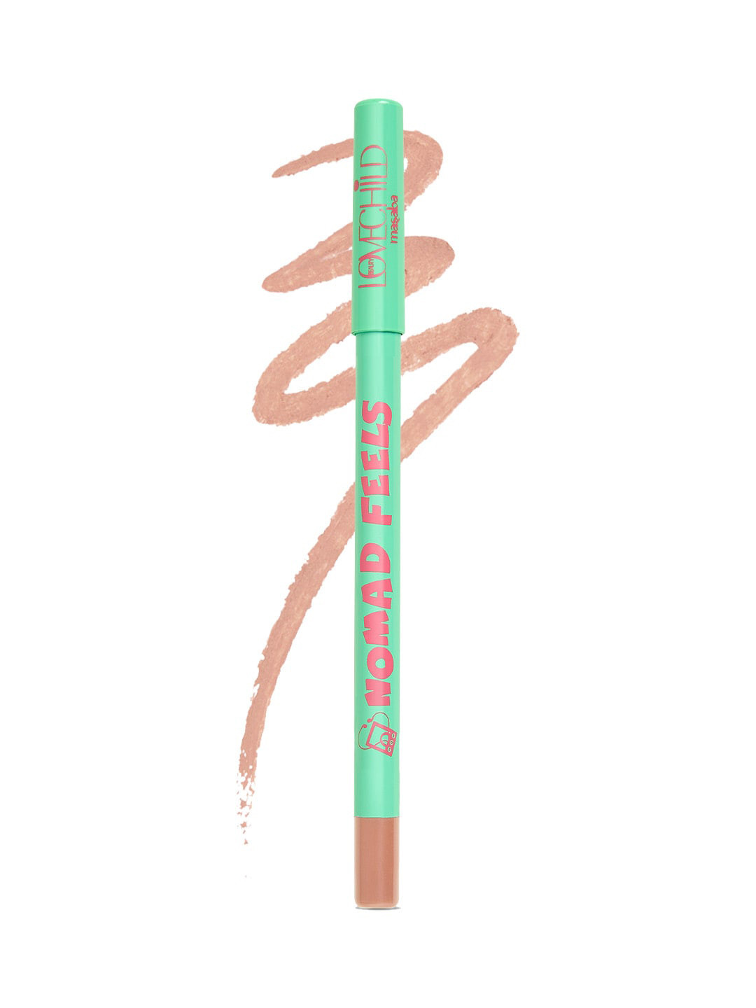 Lovechild Masaba Passport Pucker Lip Booster Matte Liner -1.2g - Nomad Feels Peach