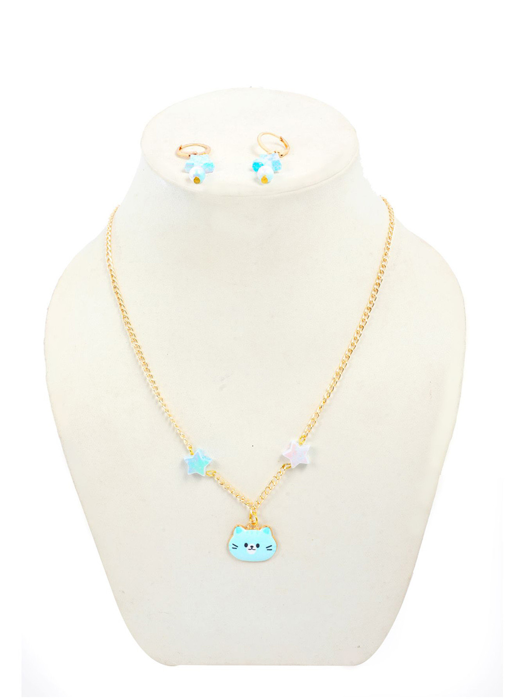Daizy Girls Star & Kitty Shaped Jewellery Set