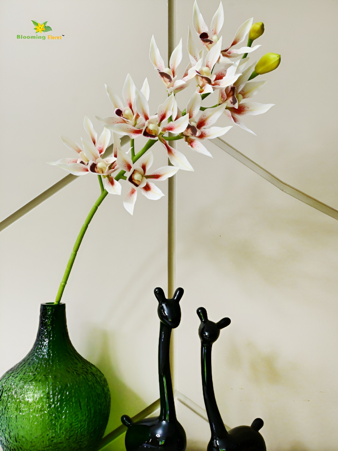 Blooming Floret White Orchid Artificial Flower