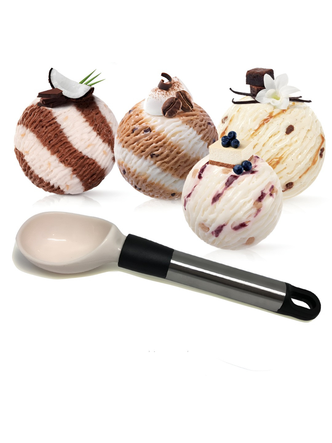 Bagonia Black & White Ice Cream Scoop