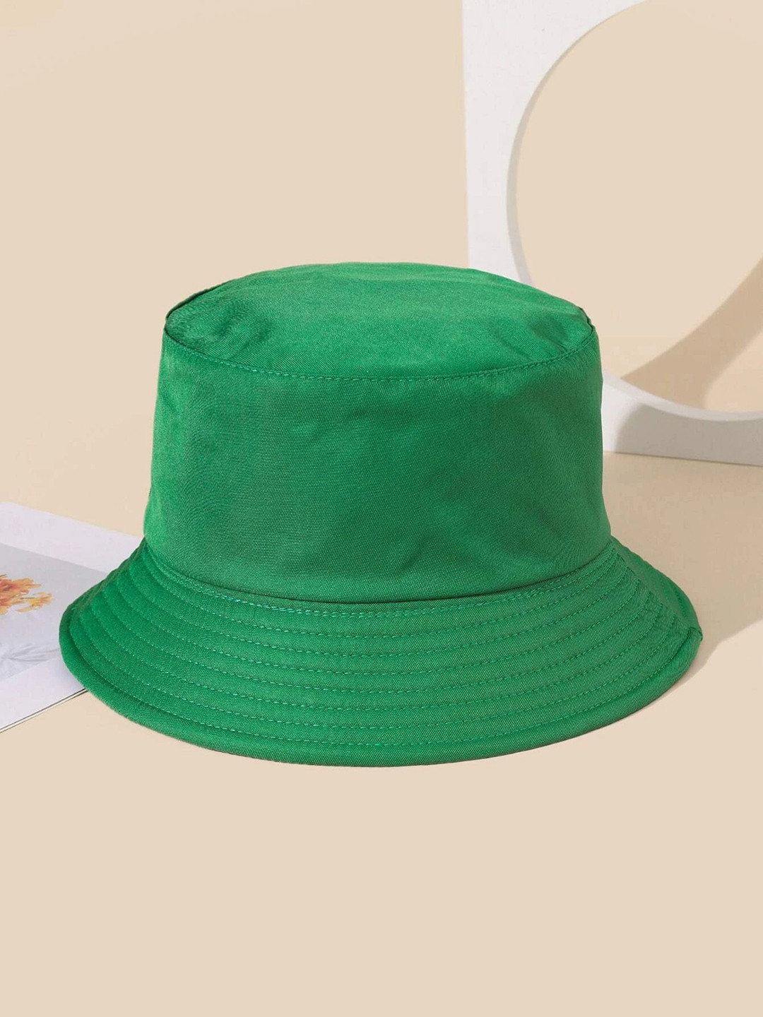 Infispace Men Sea Green Solid Sun Hat
