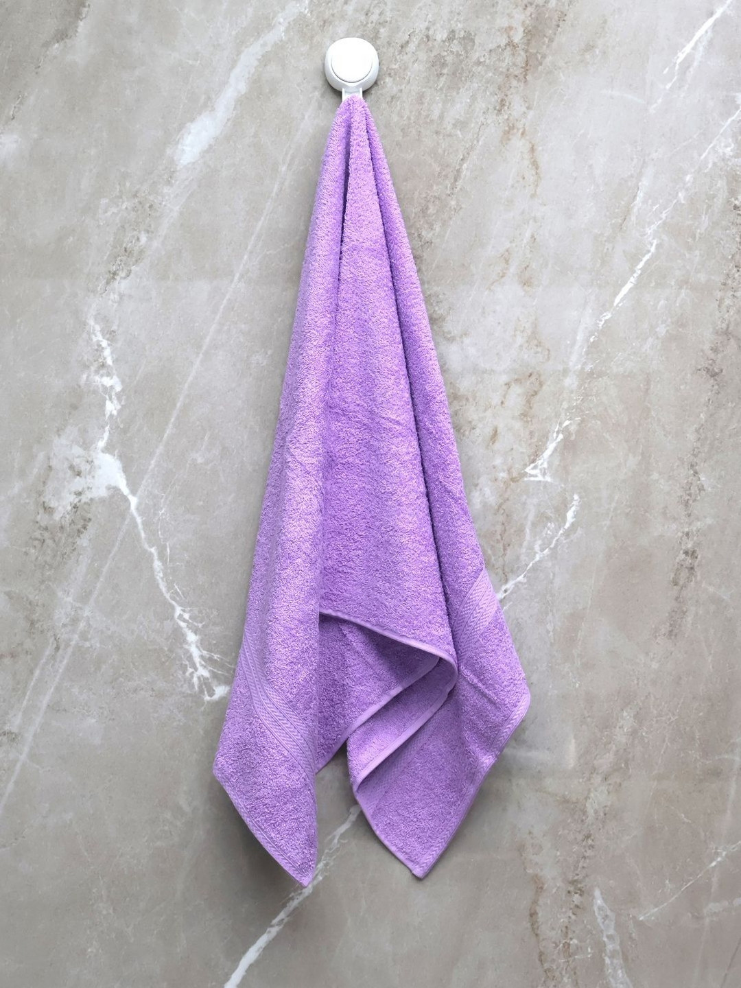 BOMBAY DYEING Tulip Lavender Pure Cotton 450 GSM Bath Towel