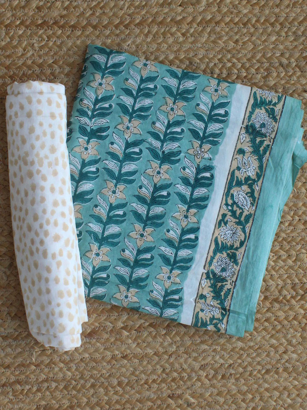 Weaves of Tradition Ethnic Motifs Printed Pure Cotton Unstitched Dress Material