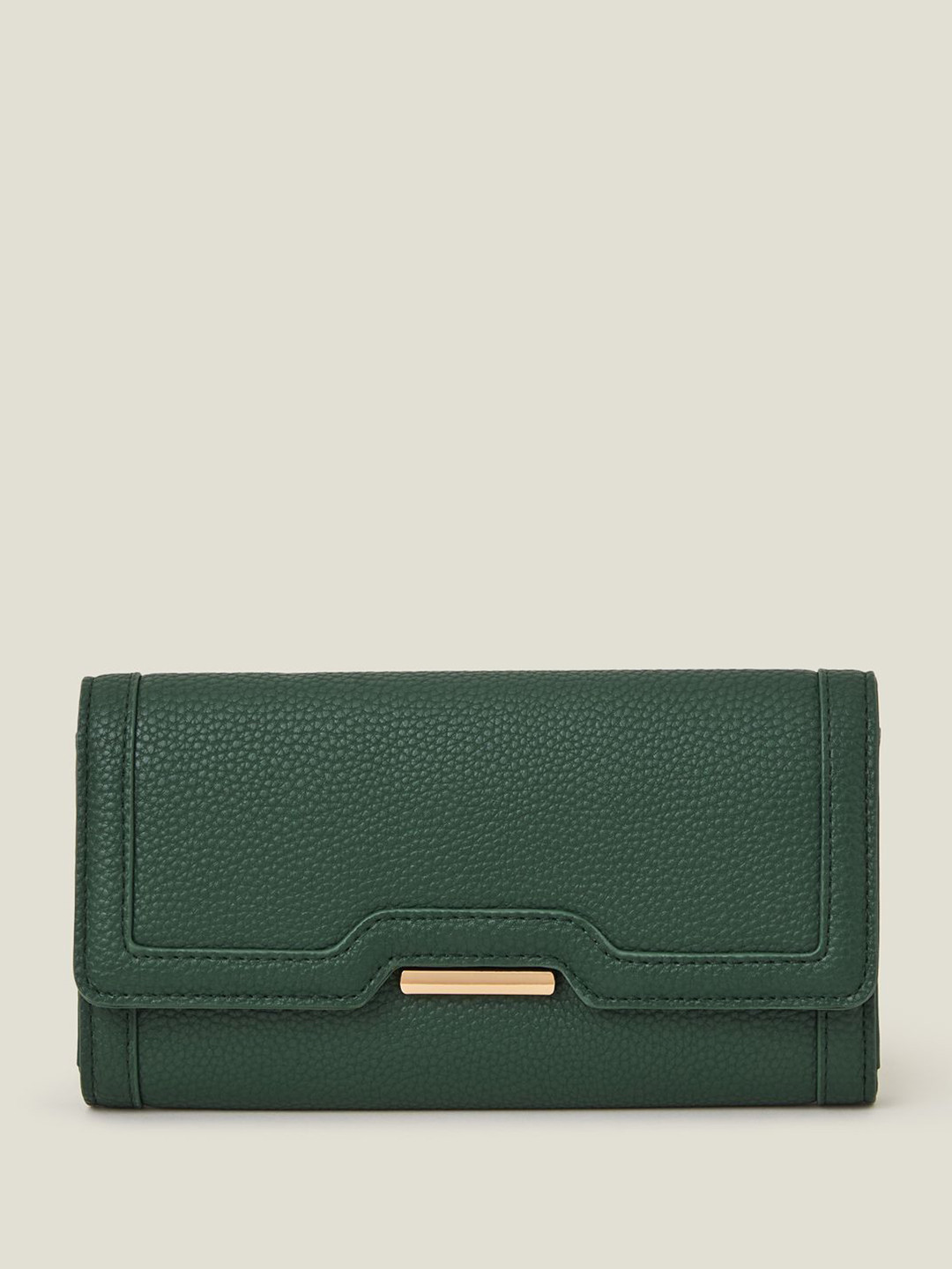 Accessorize Women Metal Detail Faux Leather Purse