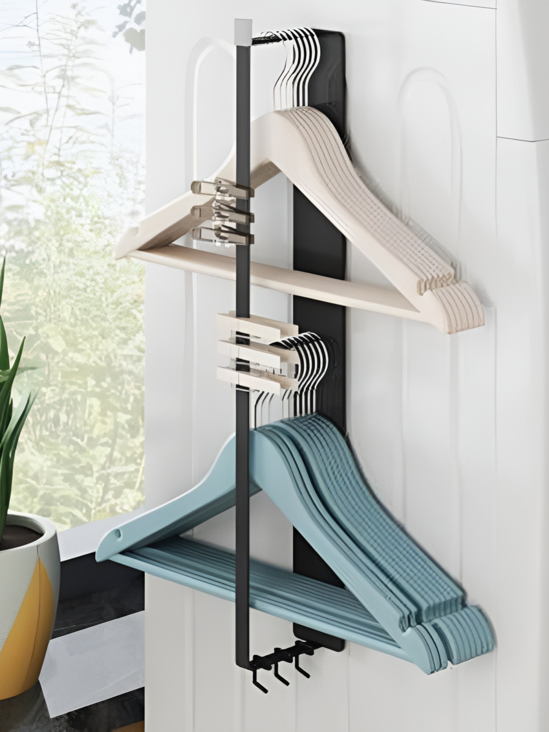 Arhat Organizers Black Hanger Organizer Rack