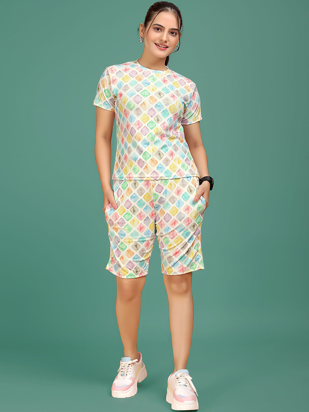 SAKARMAA Women Printed Night suit
