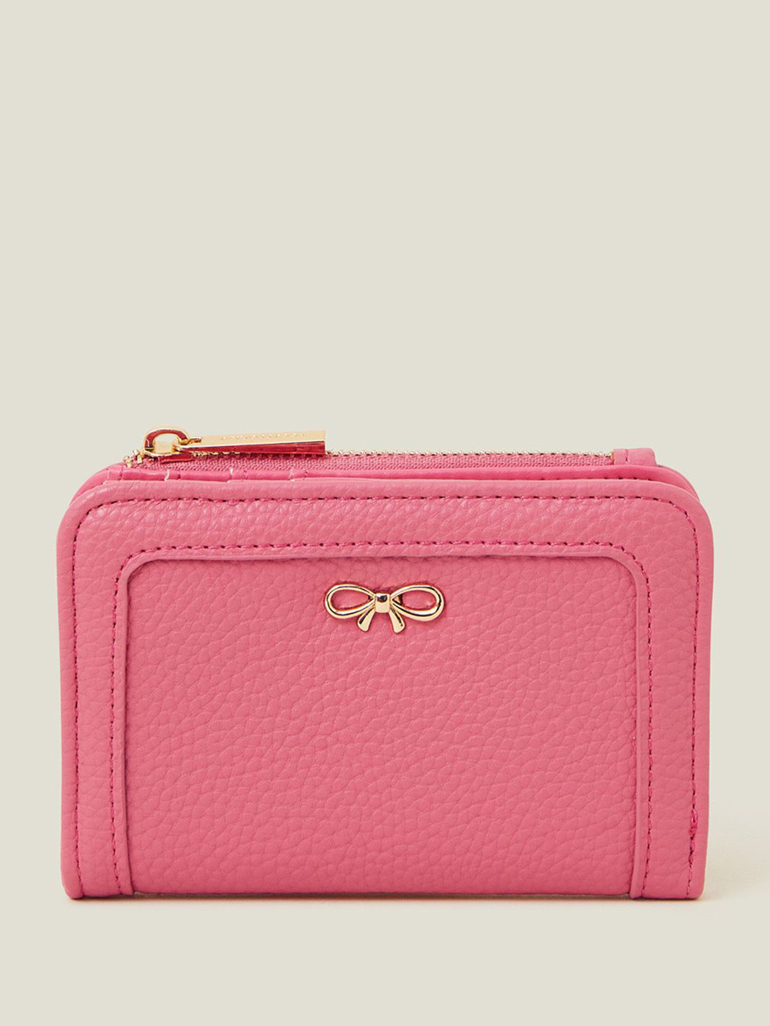 Accessorize Women Small Bow Wallet Green