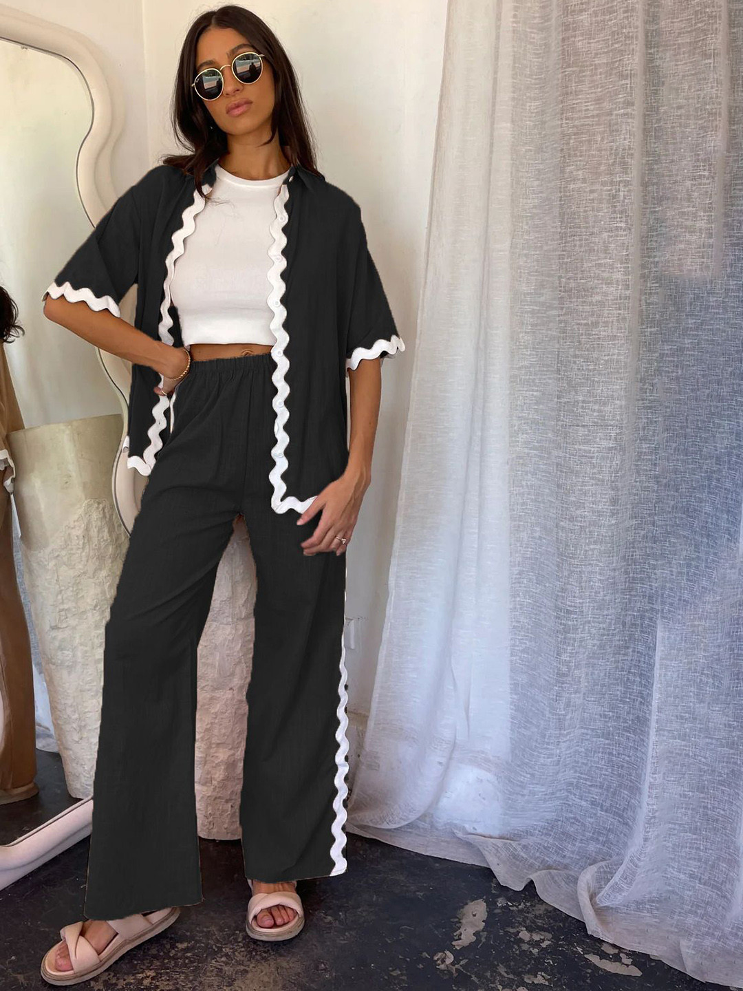 MIAKEE Fergie Shirt With Trousers Co-Ords