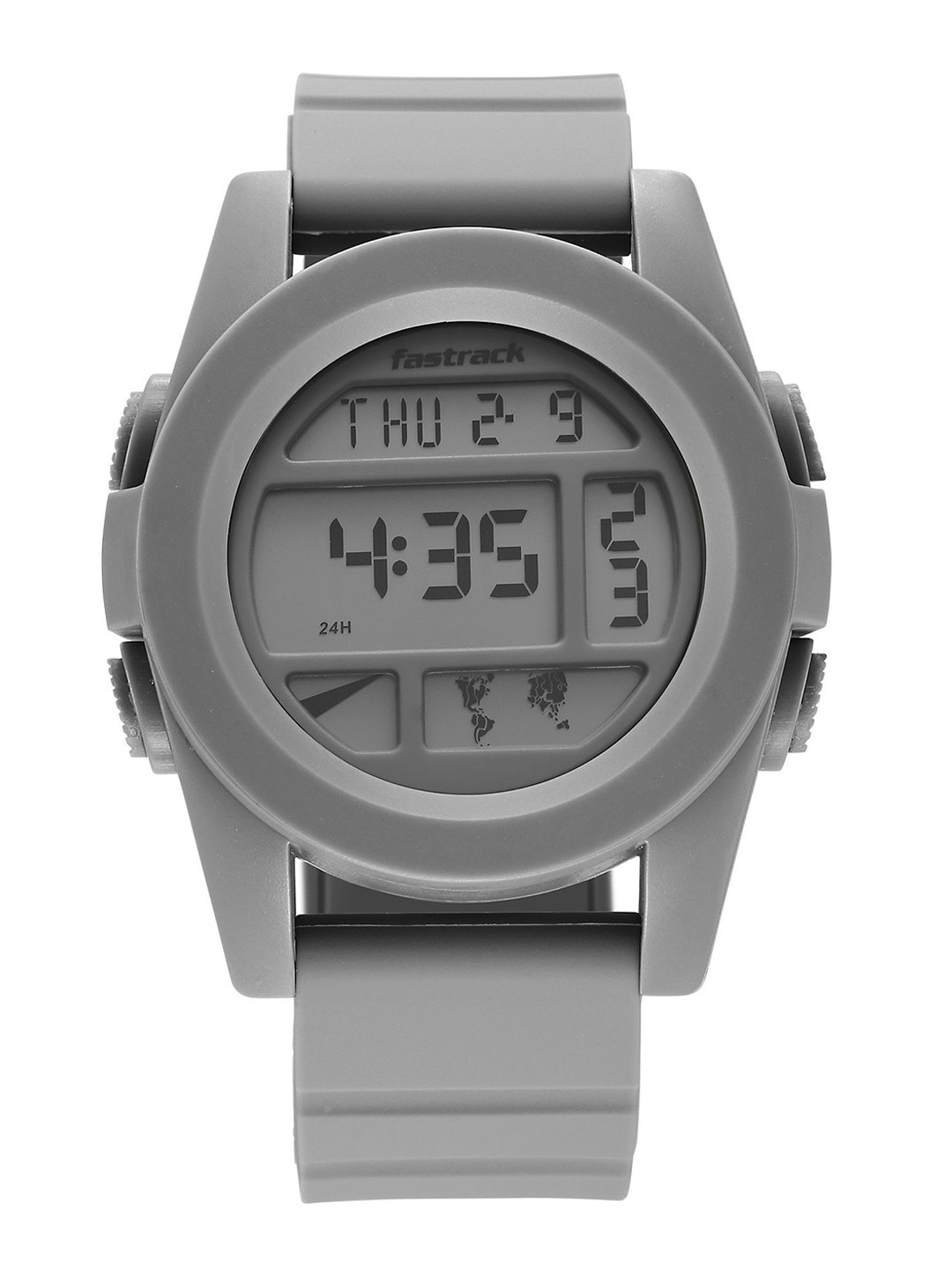 Fastrack Men Dial & Silicone Strap Analogue Watch 38120PP02