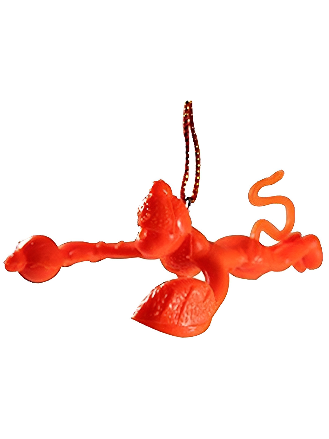 Navyaksh Orange Metal Metallic Prayer Room Small Showpiece - 3.1 Inches