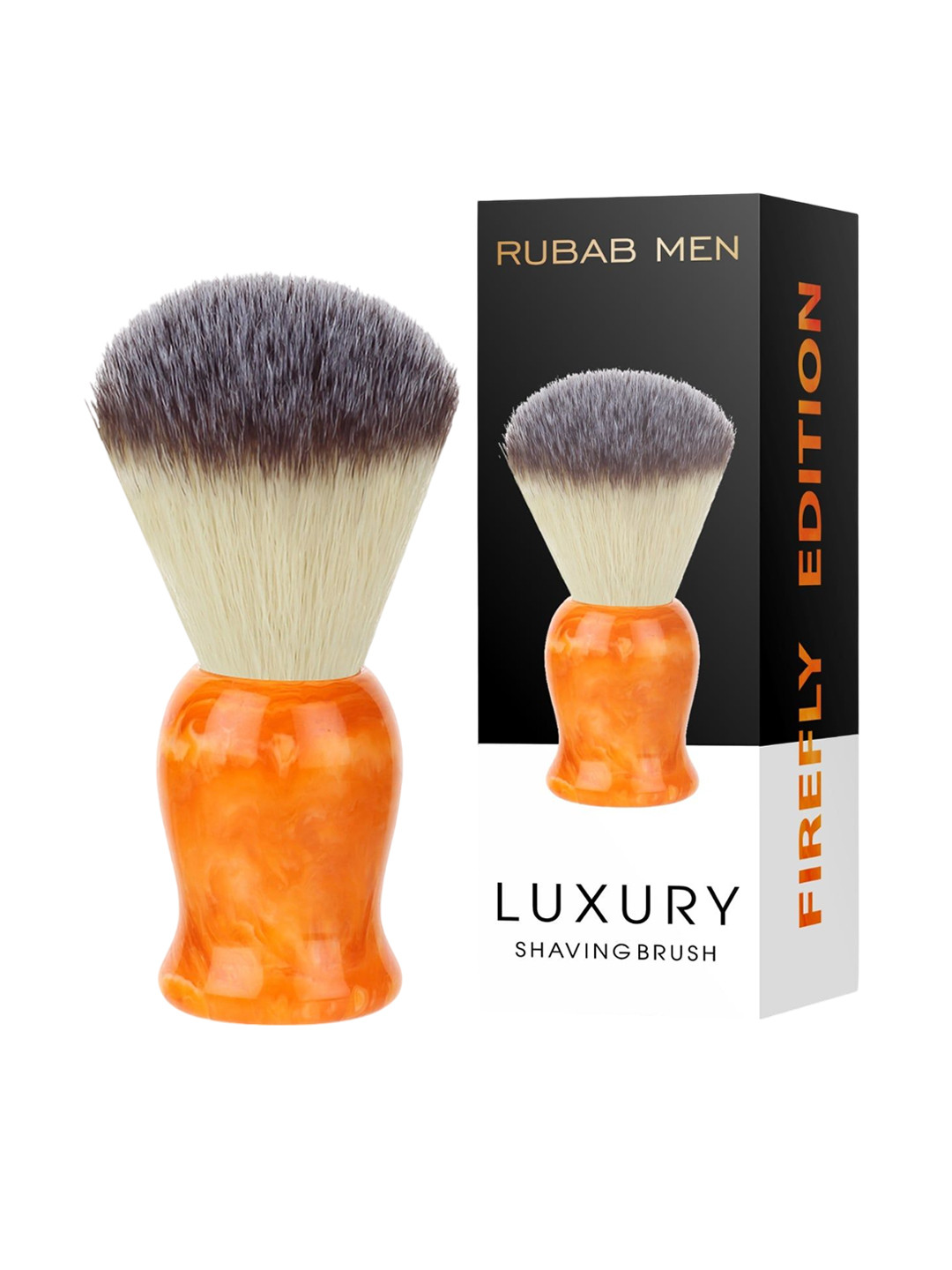 RUBAB MEN Premium Soft Shaving Brush- Firefly Edition