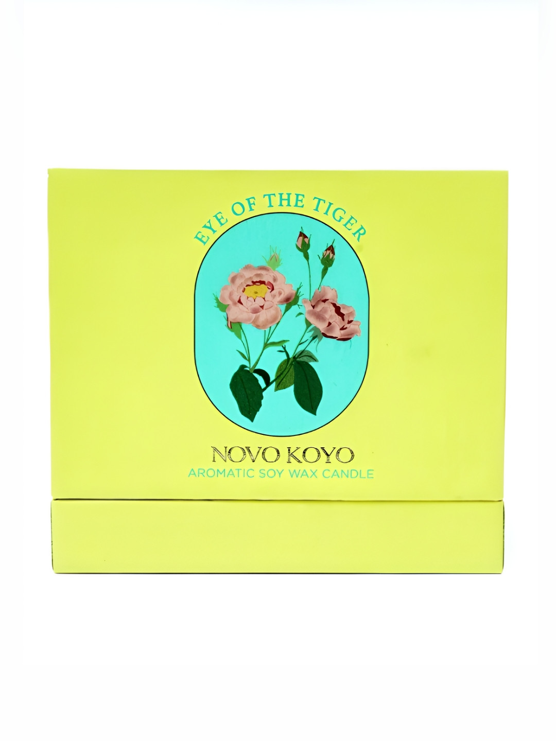 NOVO KOYO Eye Of The Tiger Scented 2 Wick Scented Abstract Geometric Regular Jar Candles
