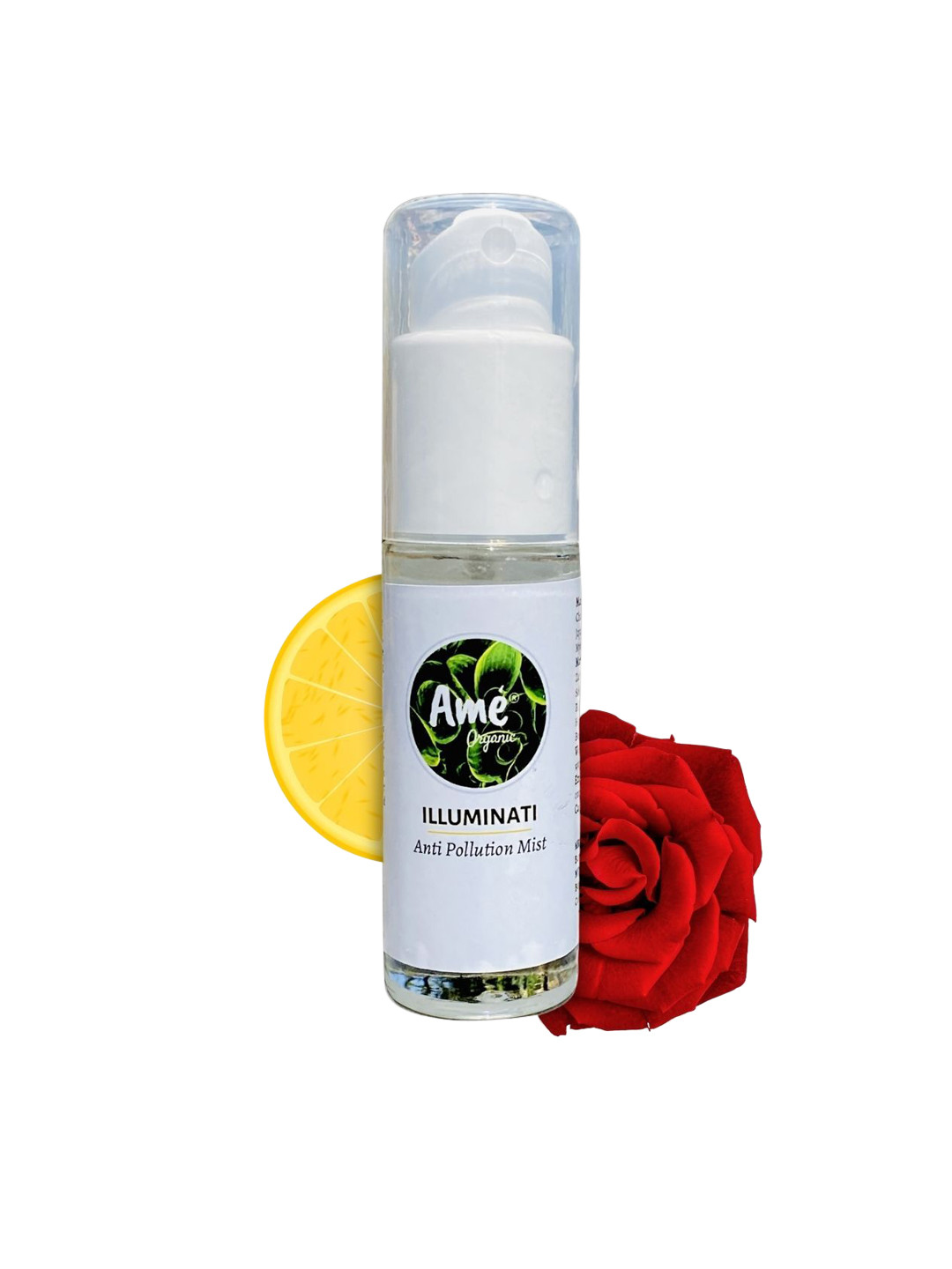 Ame Organic Illuminati Anti Pollution Mist With Rose Water 30 ml