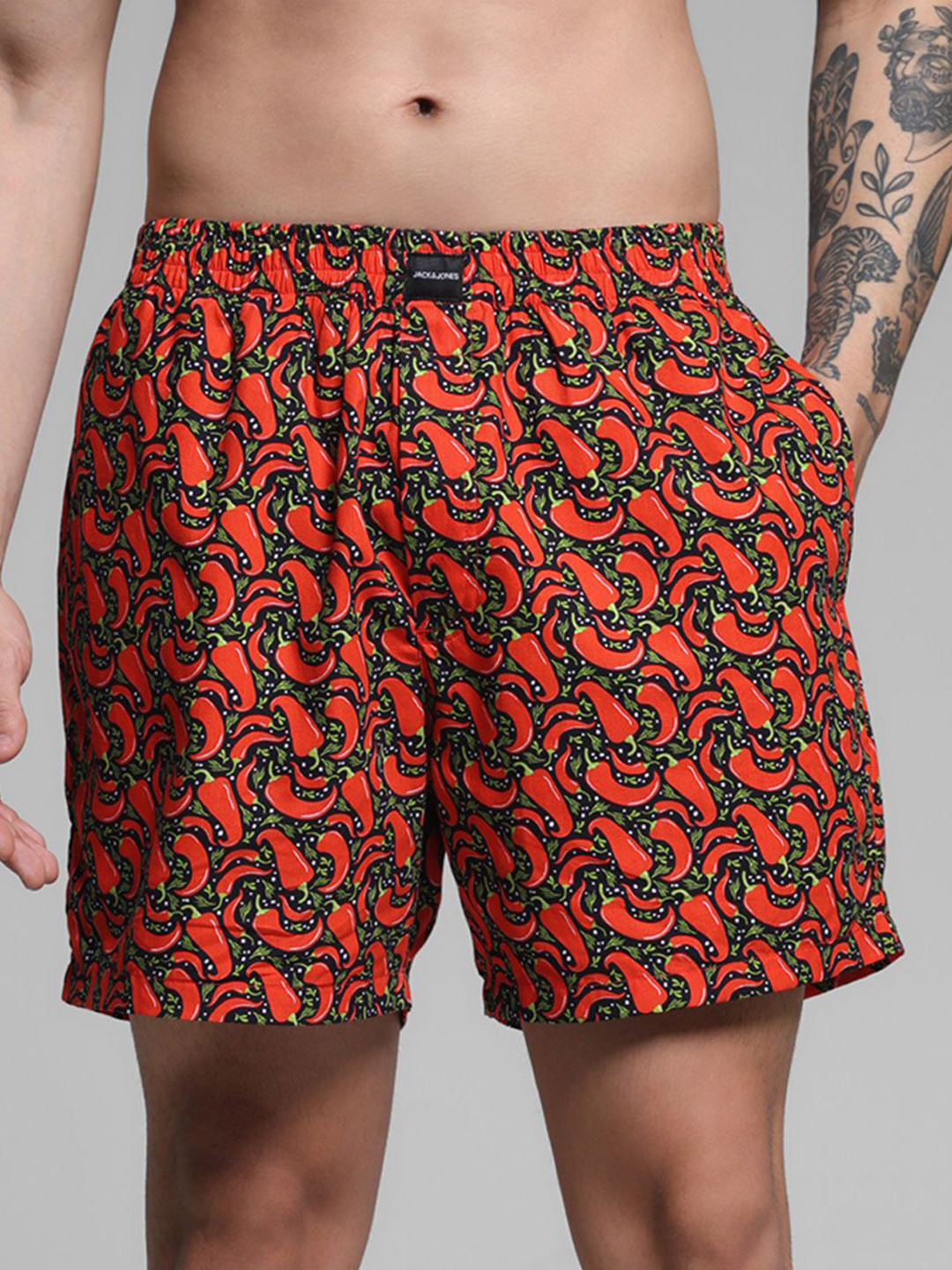 Jack & Jones Men Printed Pure Cotton Boxers 9008072001