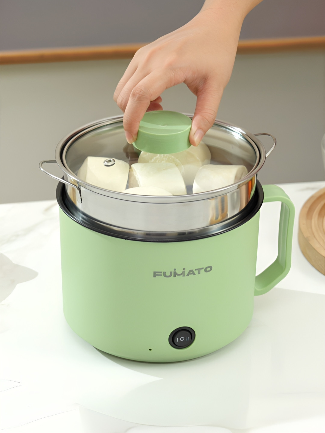 The Better Home Fumato Green Stainless Steel Electric Kettle-1.4 L