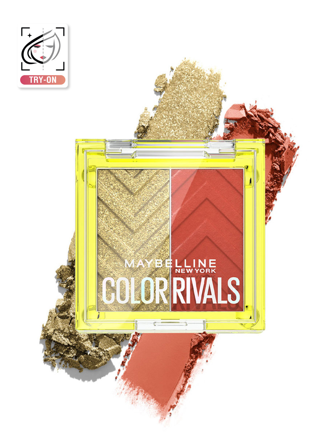 Maybelline New York Color Rivals Shadow Longwear Duo Eyeshadow Palette - Chill x Daring