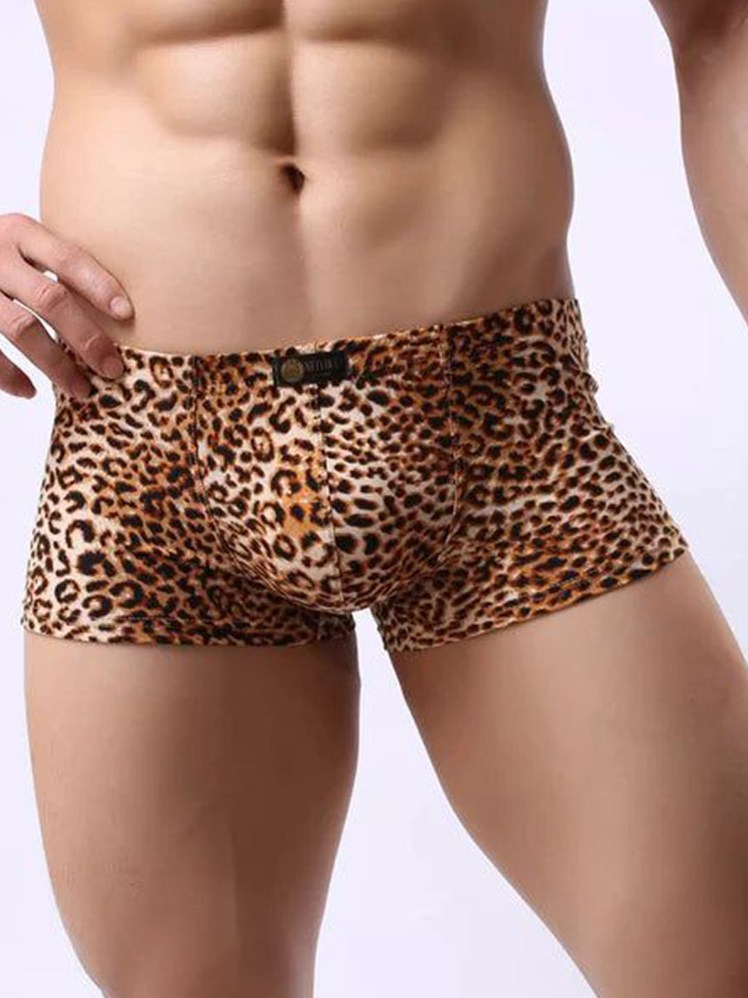 PANTEAZY Men Animal Printed Boxer Style Briefs ZQXTL-ML-S-YP